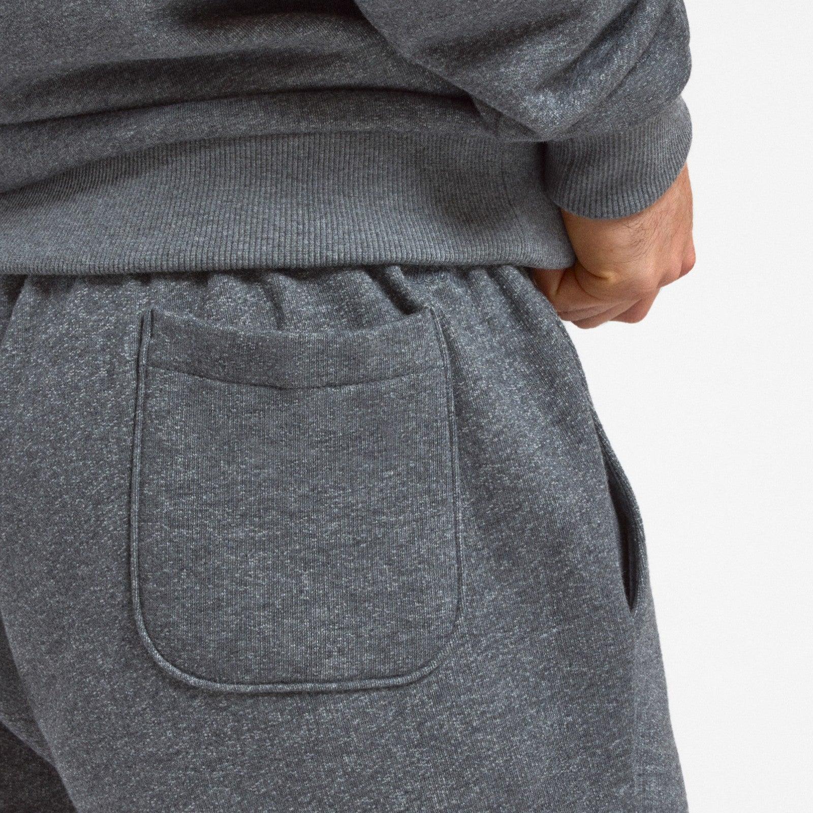 Men's Merino Blend Sweatpant - Natural Grey Heather - Image 3