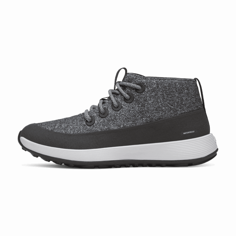Women's Wool Runner NZ Mid Waterproof - Dark Grey (Light Grey Sole)