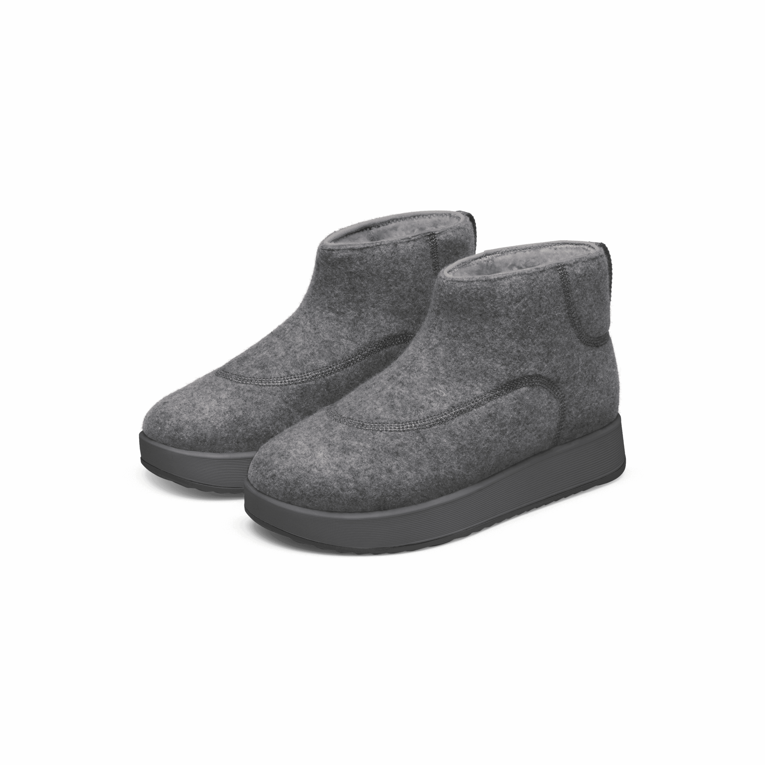 Women's Kiwi Boot - Medium Grey (Pebble Grey Sole) - Image 5