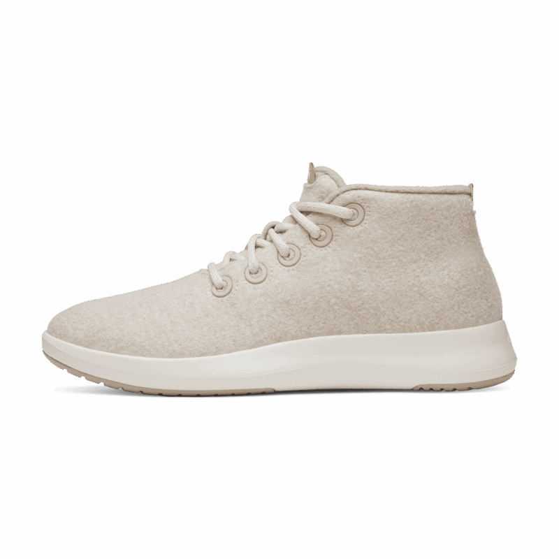 Men's Wool Runner-up Mizzle - Stony Cream (Natural White Sole)