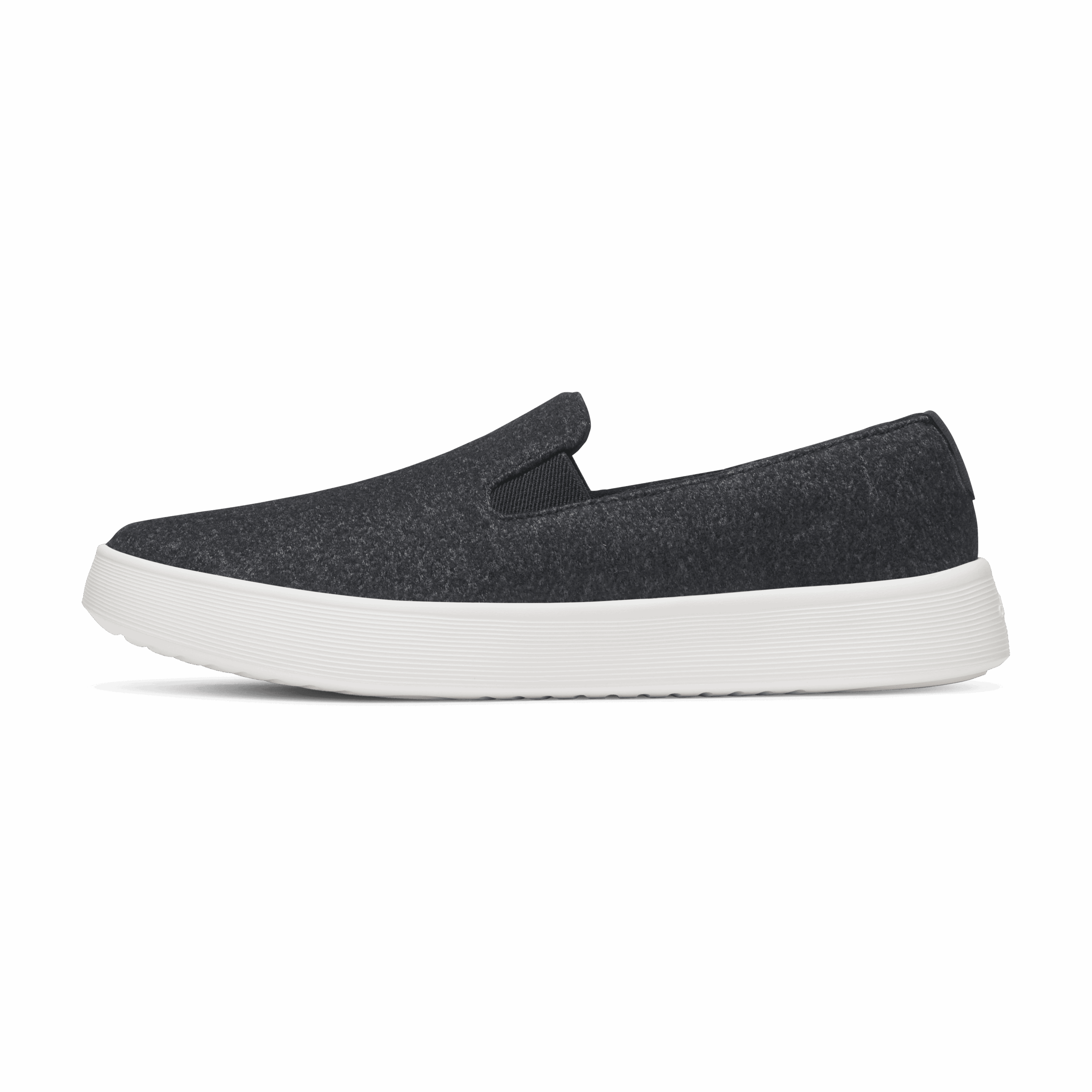 Men's Wool Cruiser Slip On - Natural Black (Blizzard Sole)