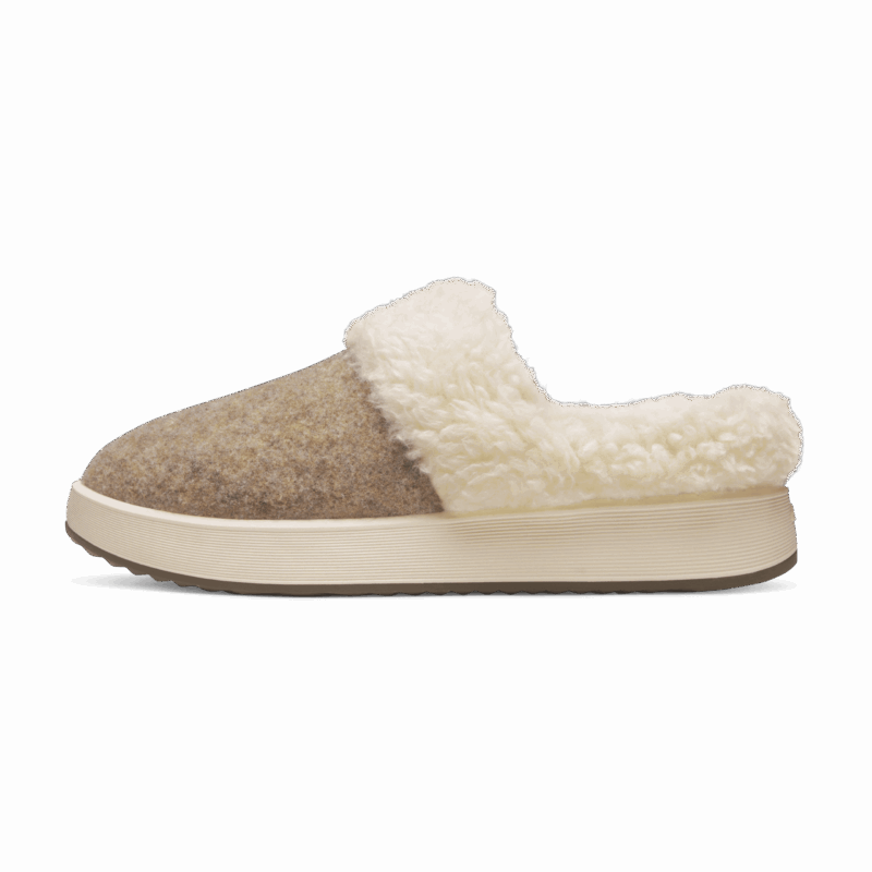 Women's Kiwi Slipper - Dark Camel (Stony Cream Sole)