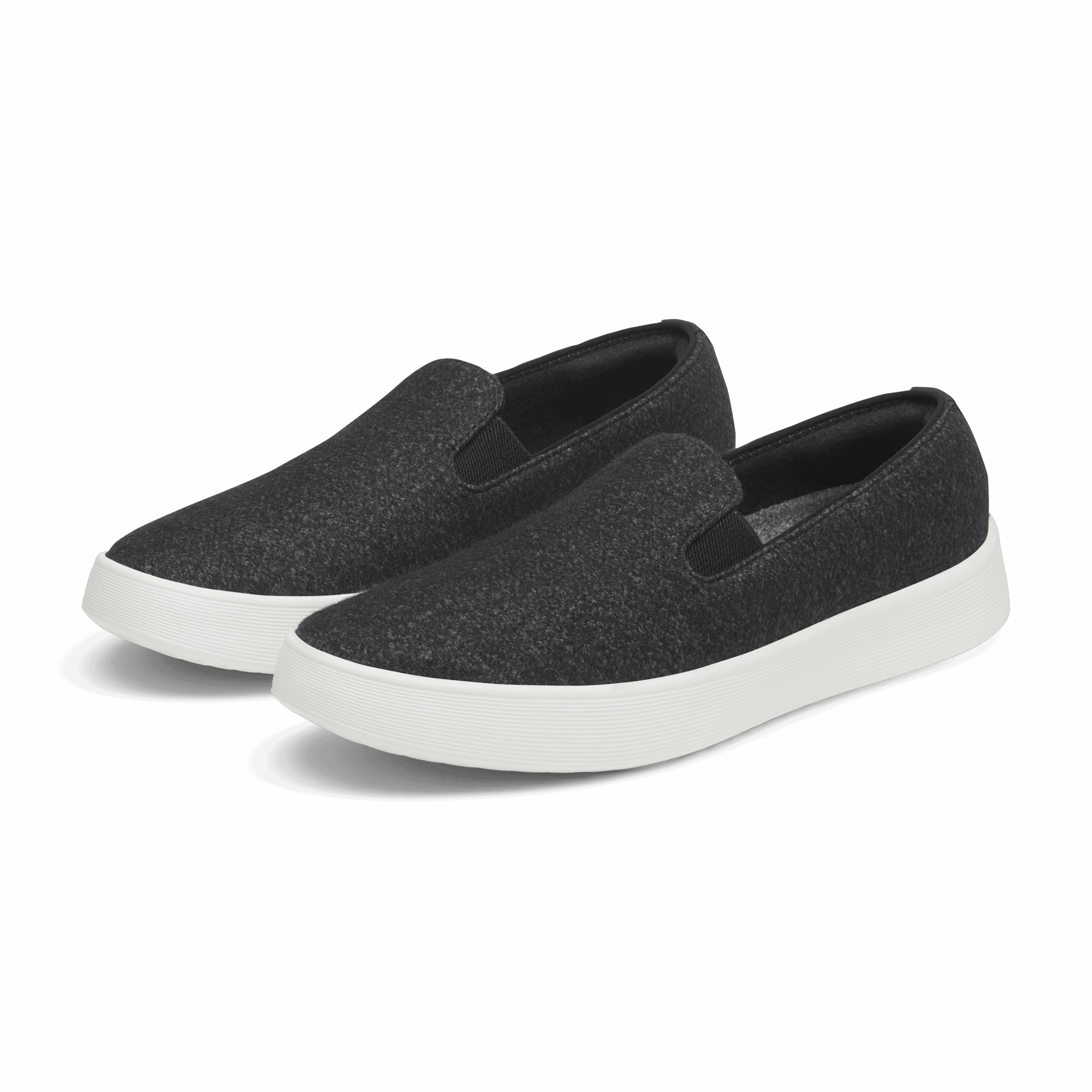 Men's Wool Cruiser Slip On - Natural Black (Blizzard Sole) - Image 5