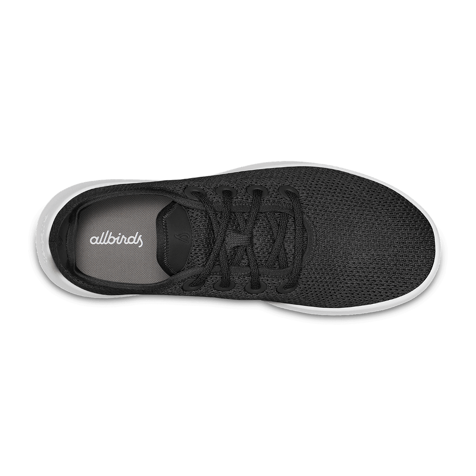 Women's Tree Runner - Jet Black (White Sole) - Image 3