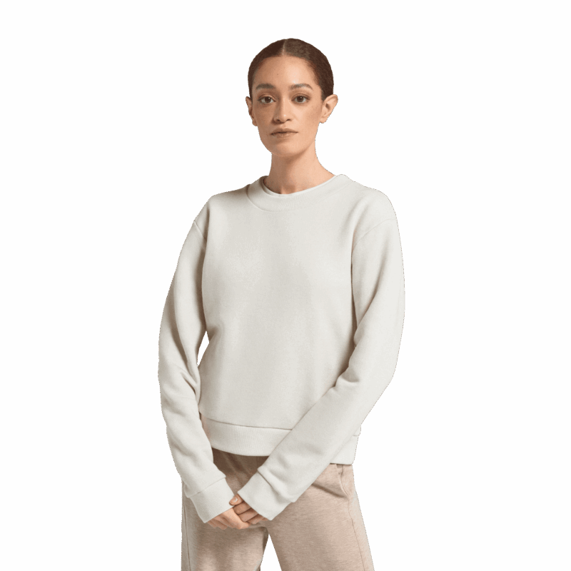 Women's Merino Blend Sweatshirt - Natural White