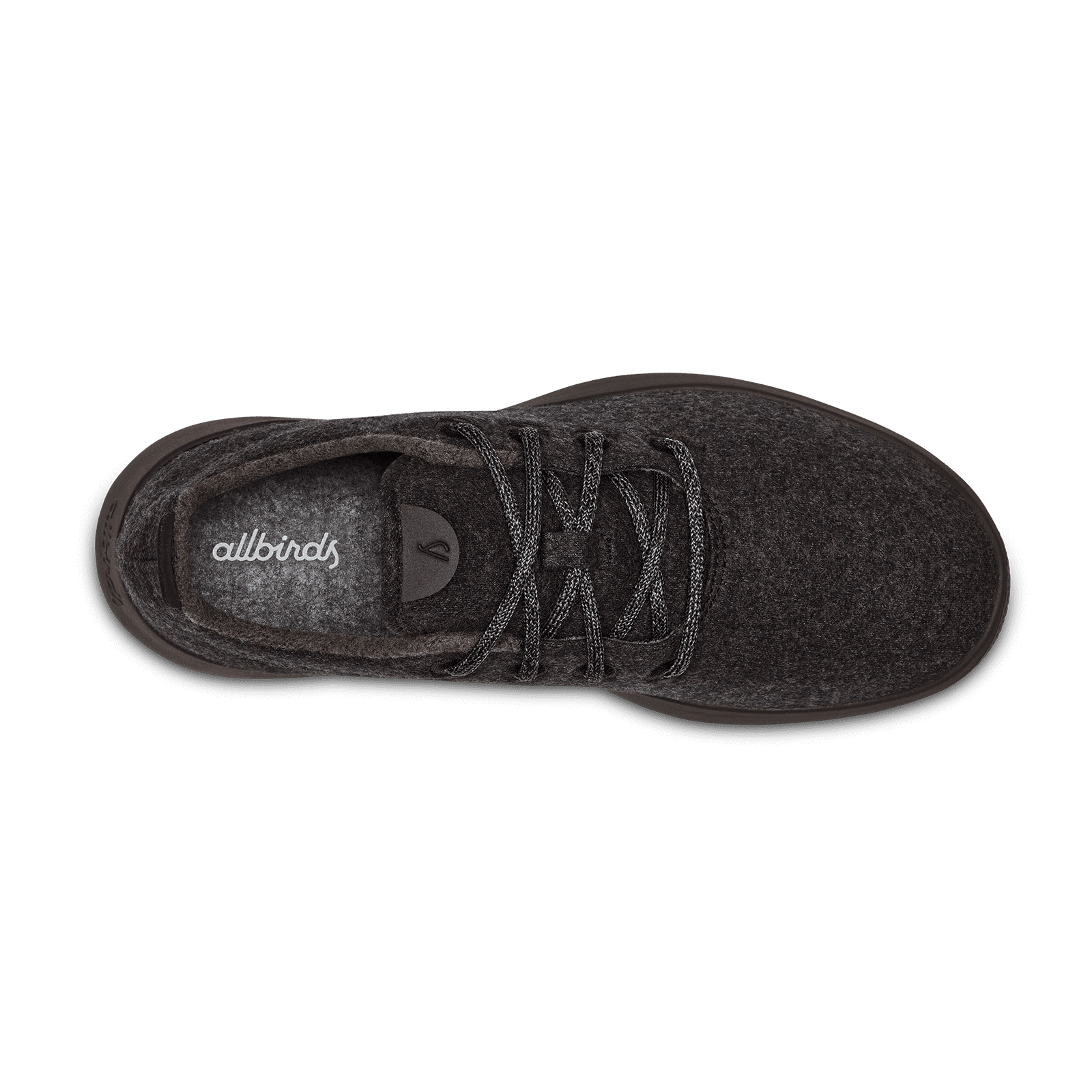 Women's Wool Runner - Natural Black (Black Sole) - Image 3