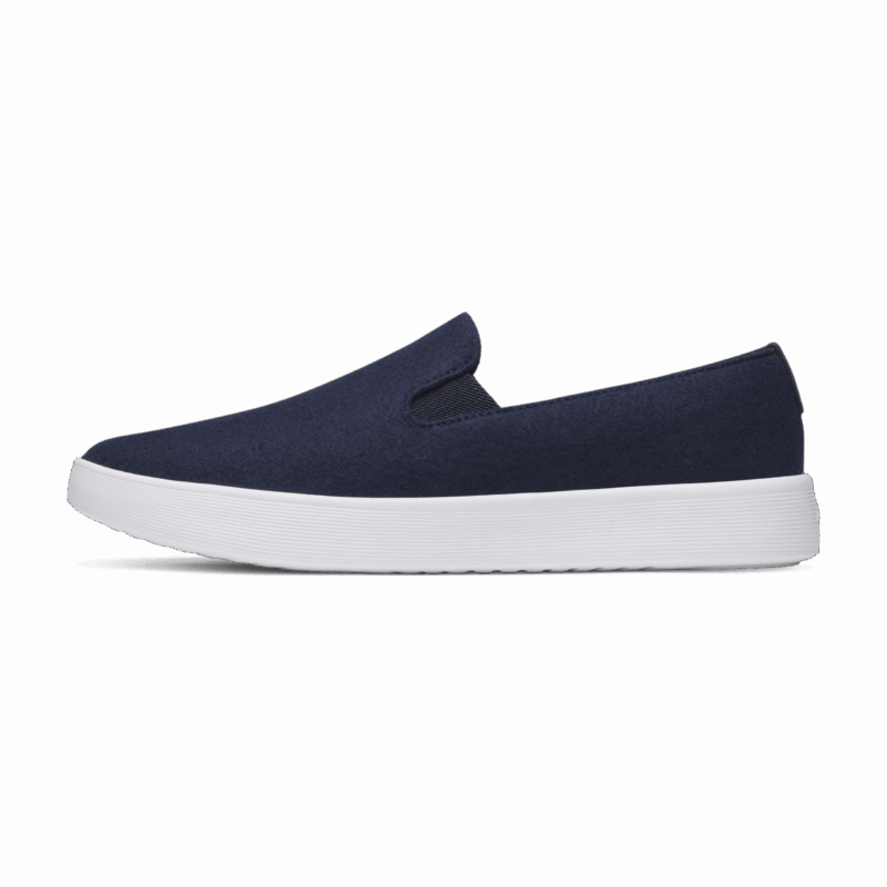 Women's Wool Cruiser Slip On - Dark Navy (Blizzard Sole)