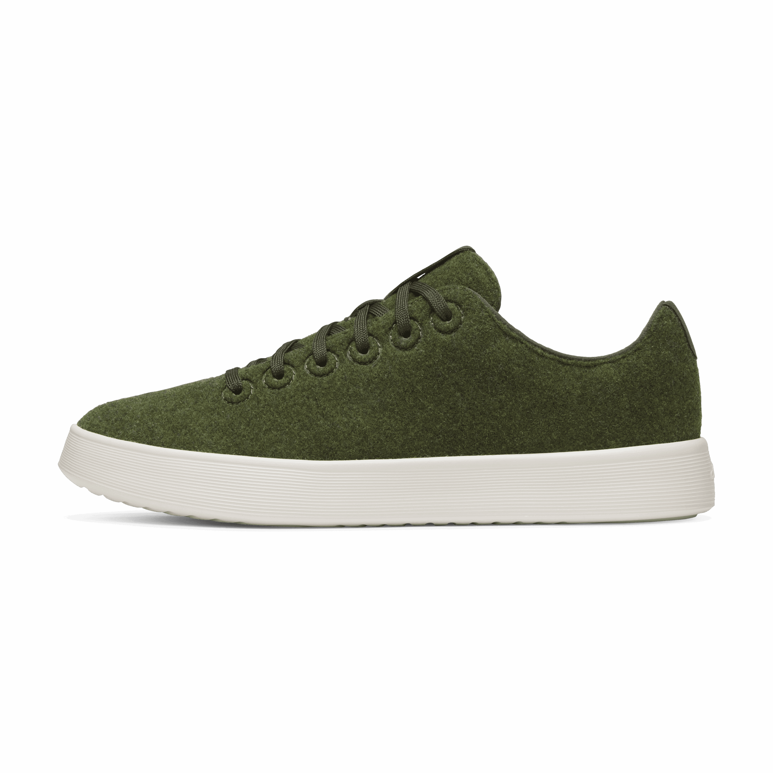 Men's Wool Cruiser - Forest Green (Natural White Sole)
