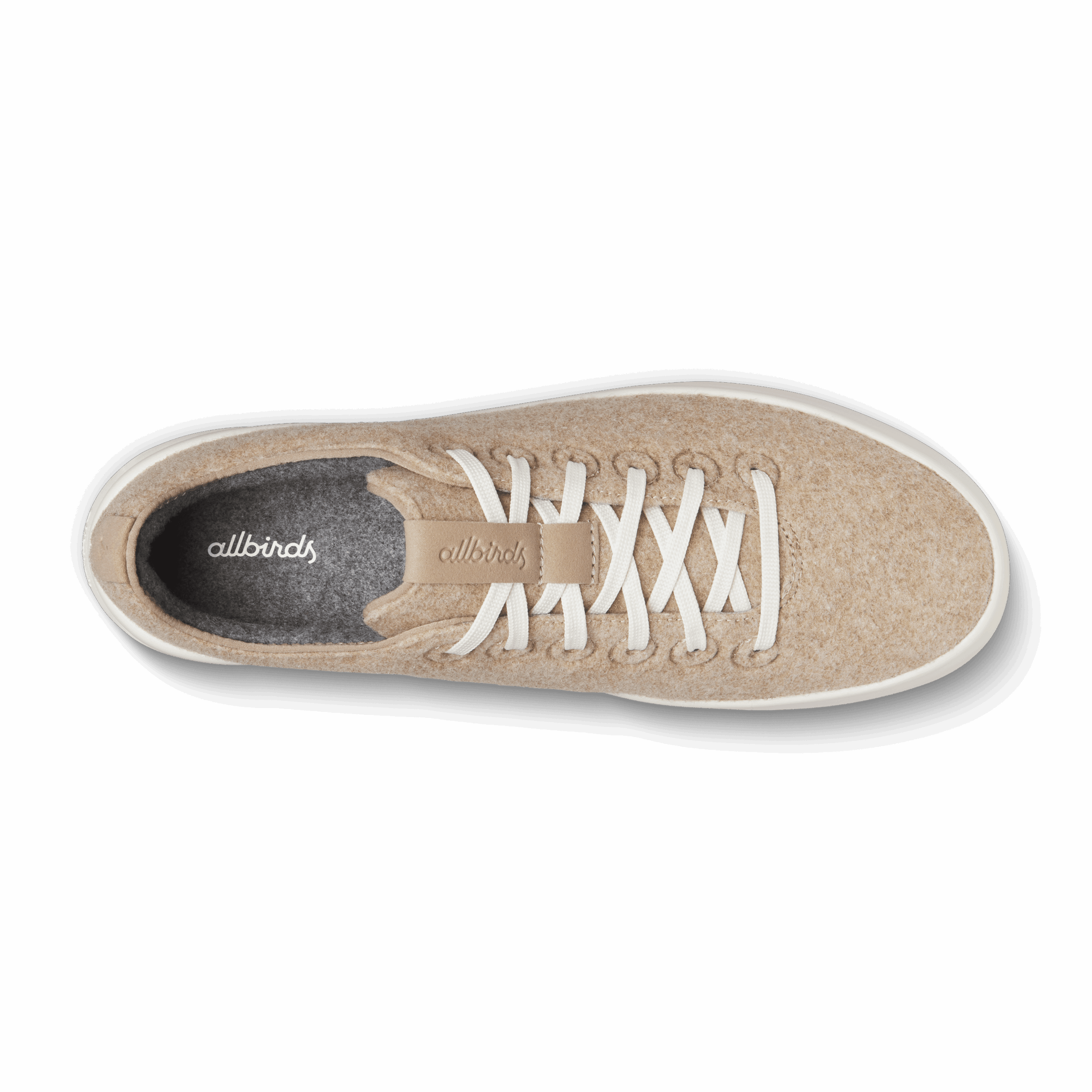 Women's Wool Cruiser - Light Tan (Natural White Sole) - Image 3