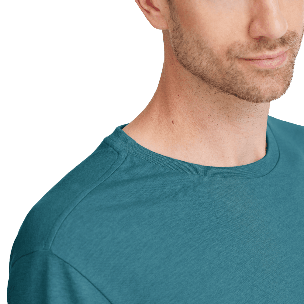 Men's Soft Merino Tee - Chasm Teal - Image 2