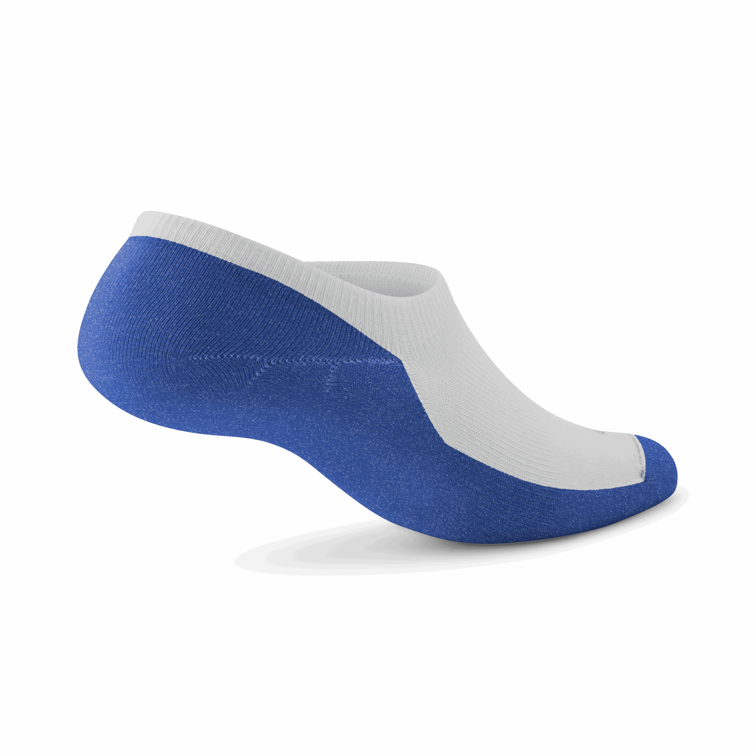 Anytime No Show Sock - Blizzard/Royal Blue - Image 2