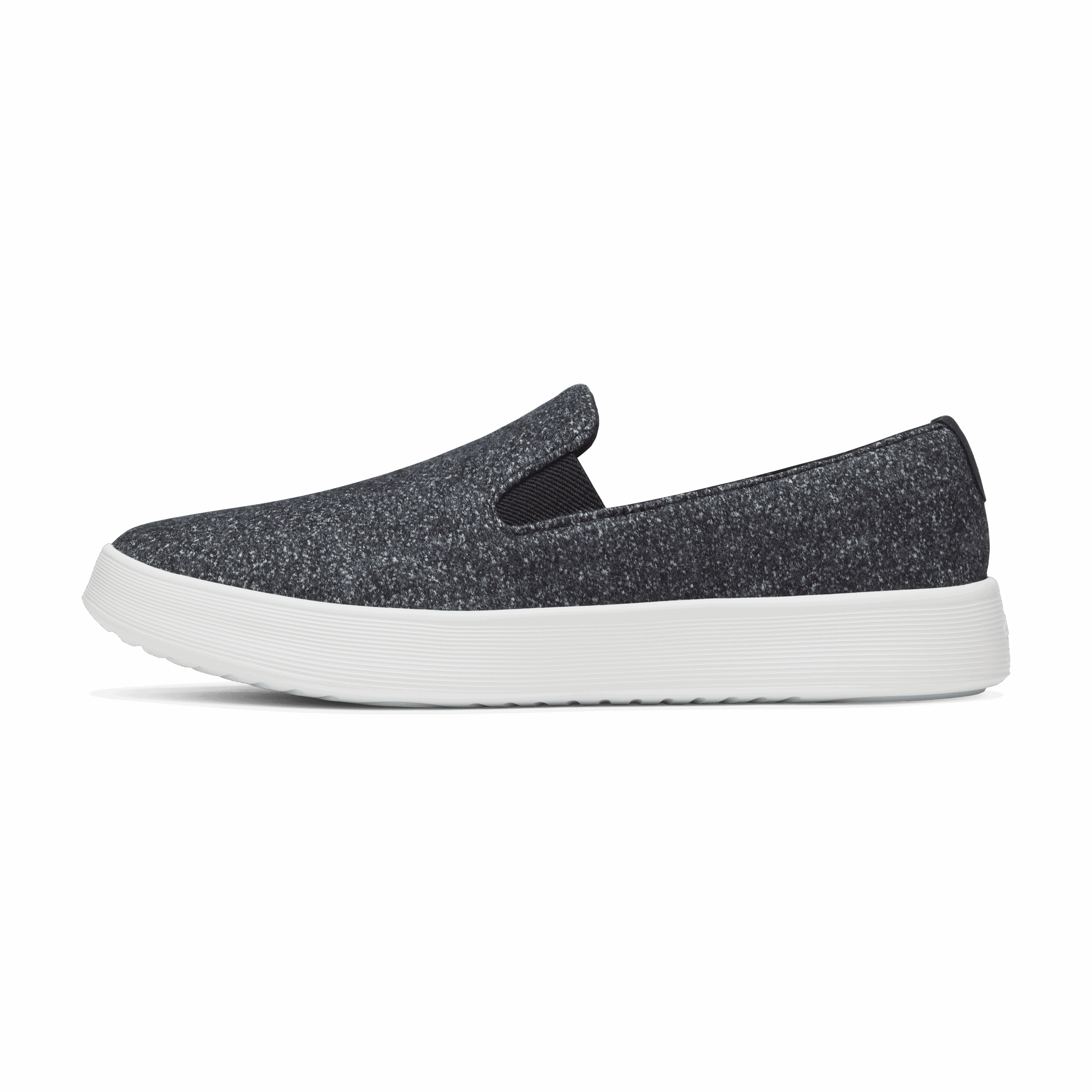 Men's Wool Cruiser Slip On - Dark Grey (Light Grey Sole)