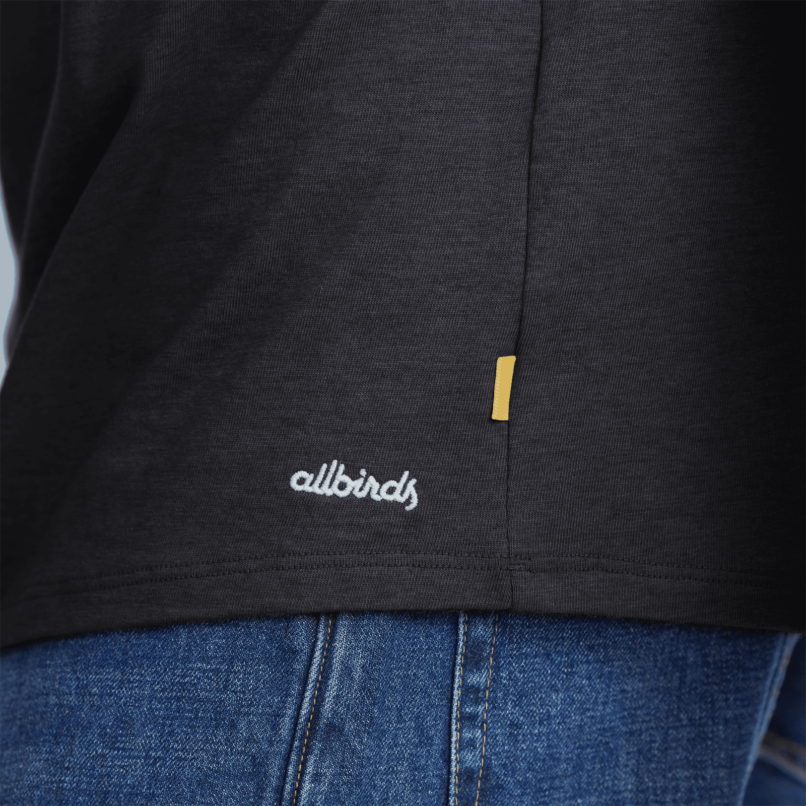 Men's Soft Merino Tee - Natural Black - Image 4