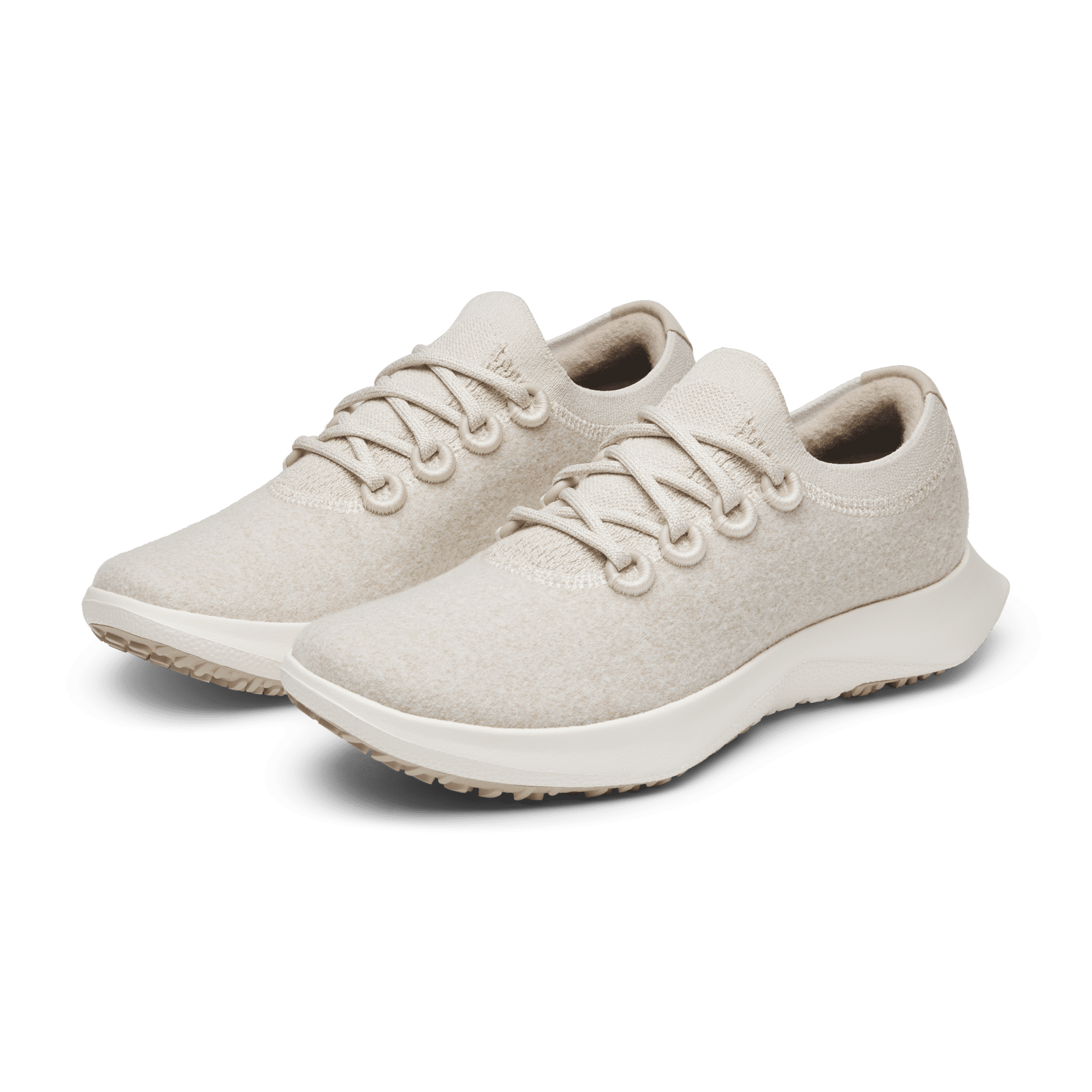 Women's Wool Dasher Mizzle - Stony Cream (Natural White Sole) - Image 5