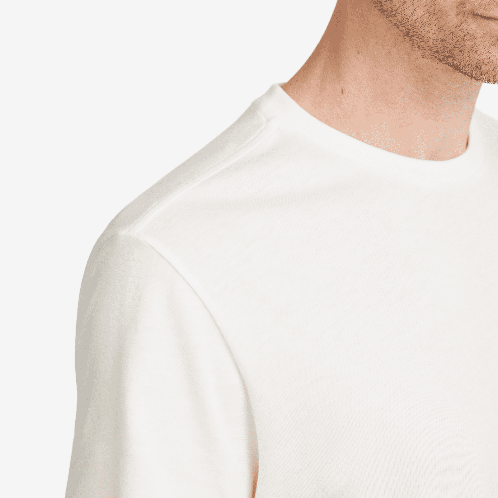 Men's Soft Merino Tee - Natural White - Image 2