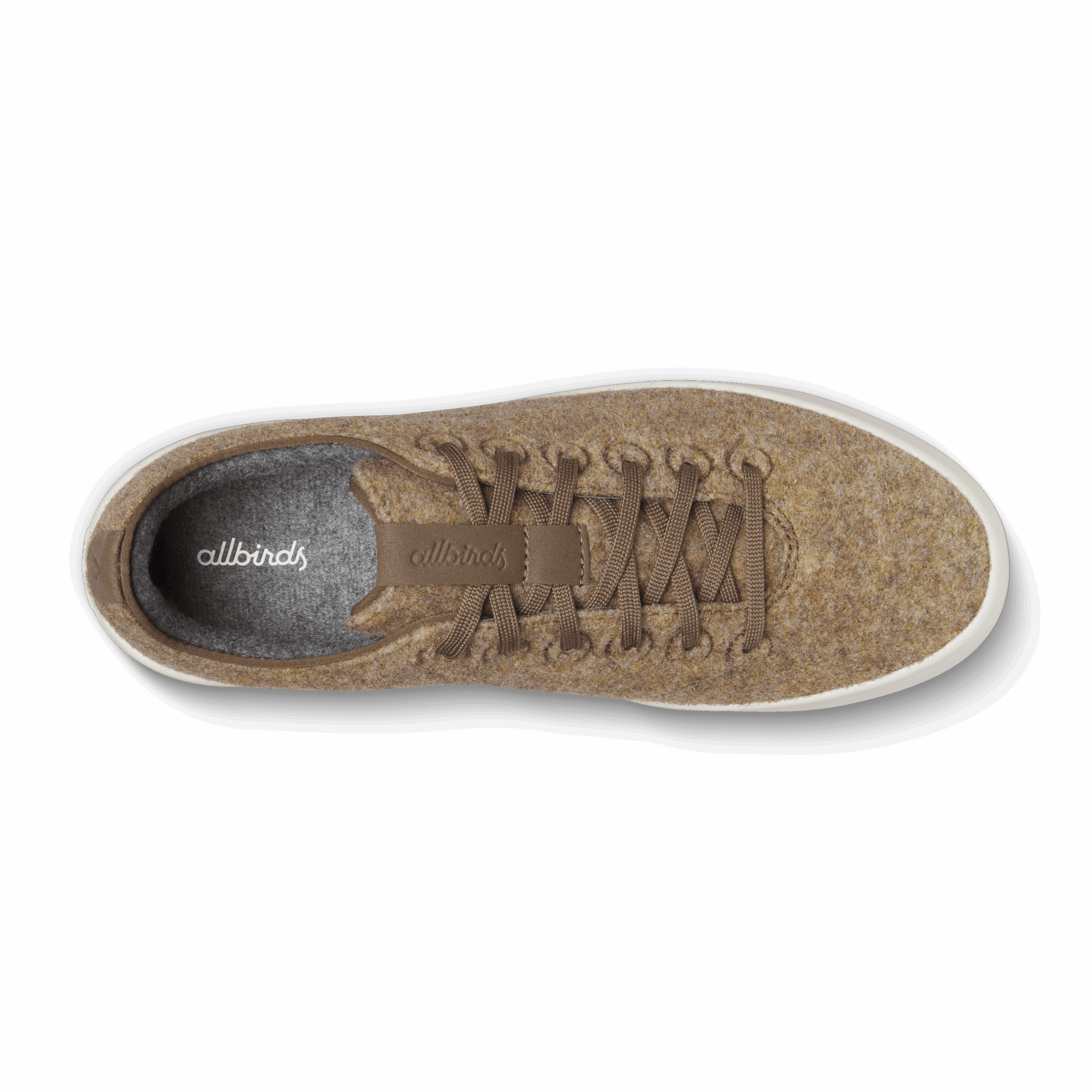 Men's Wool Cruiser - Dark Camel (Natural White Sole) - Image 3
