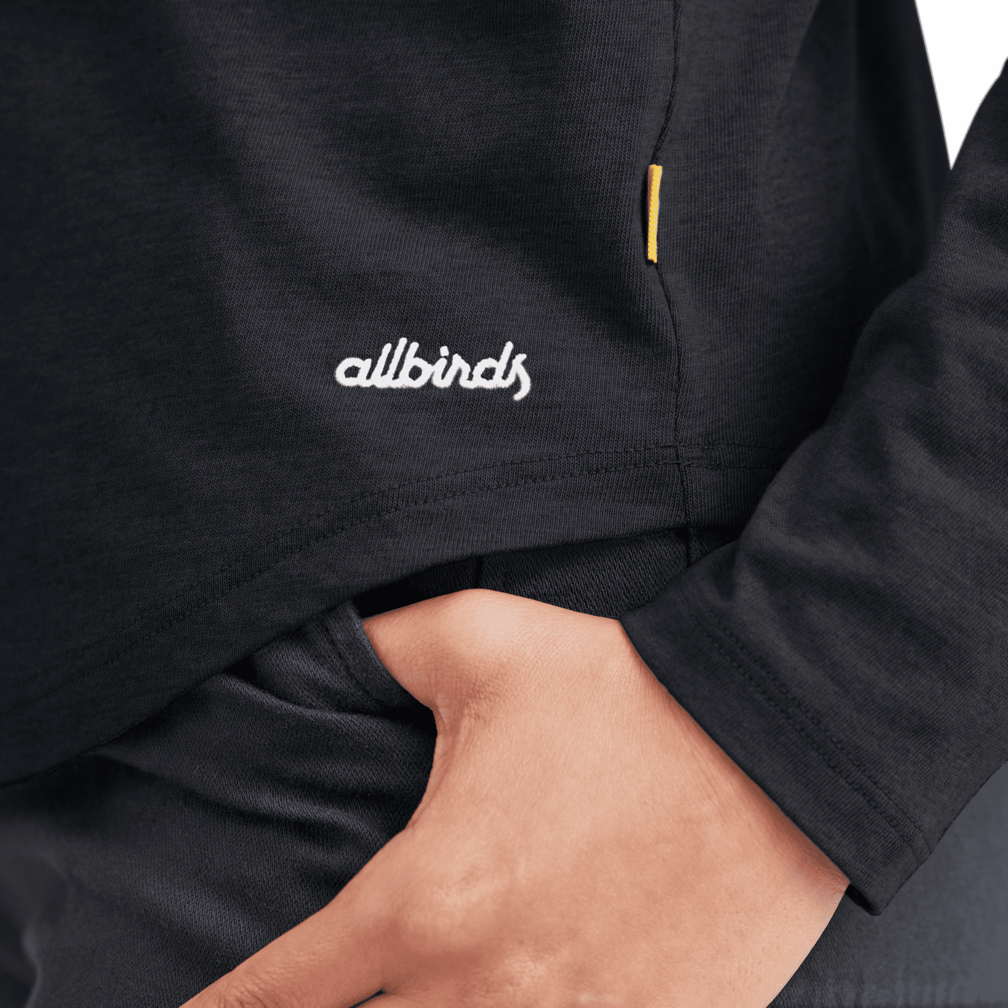 Women's Soft Merino Long Sleeve Tee - True Black - Image 4