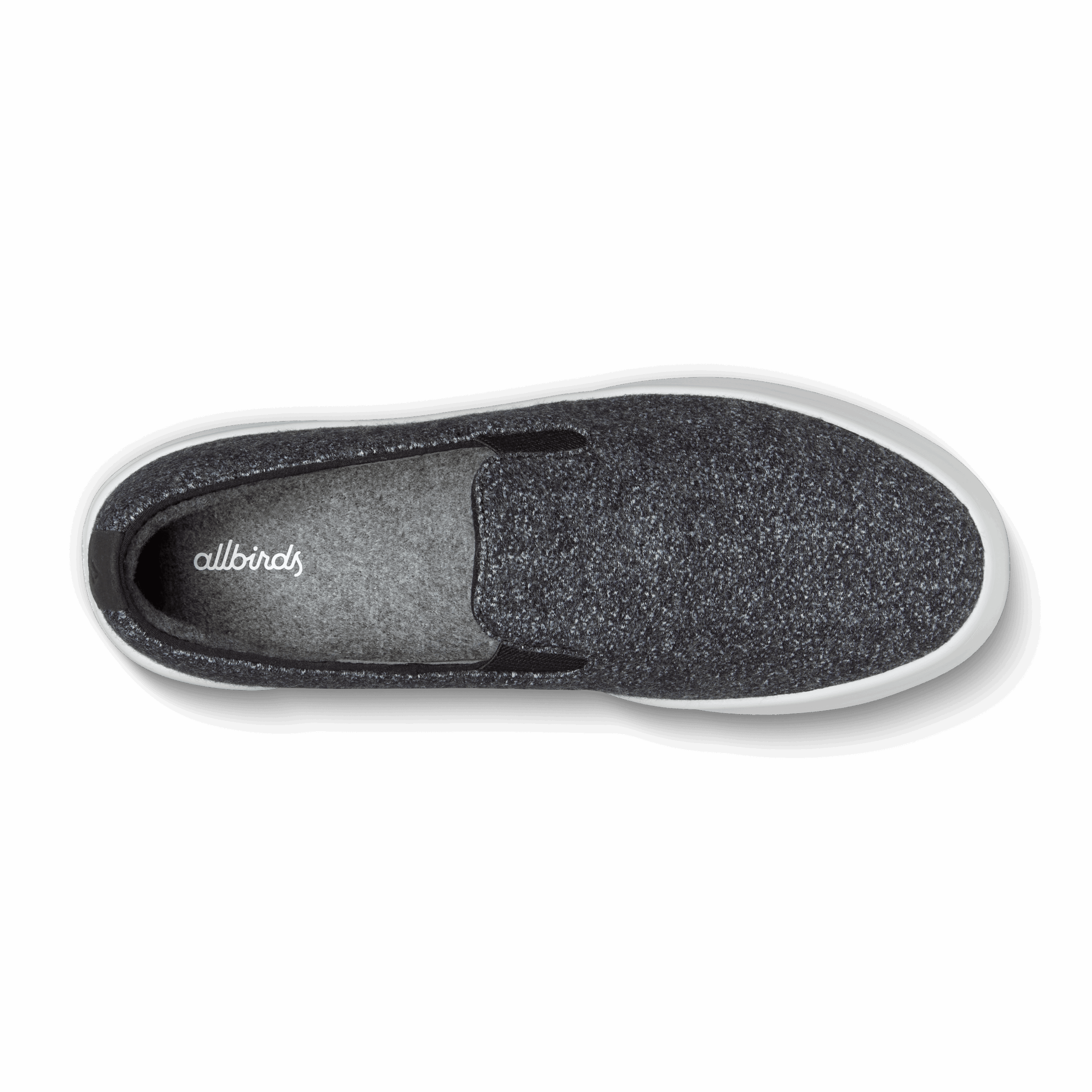 Women's Wool Cruiser Slip On - Dark Grey (Light Grey Sole) - Image 3