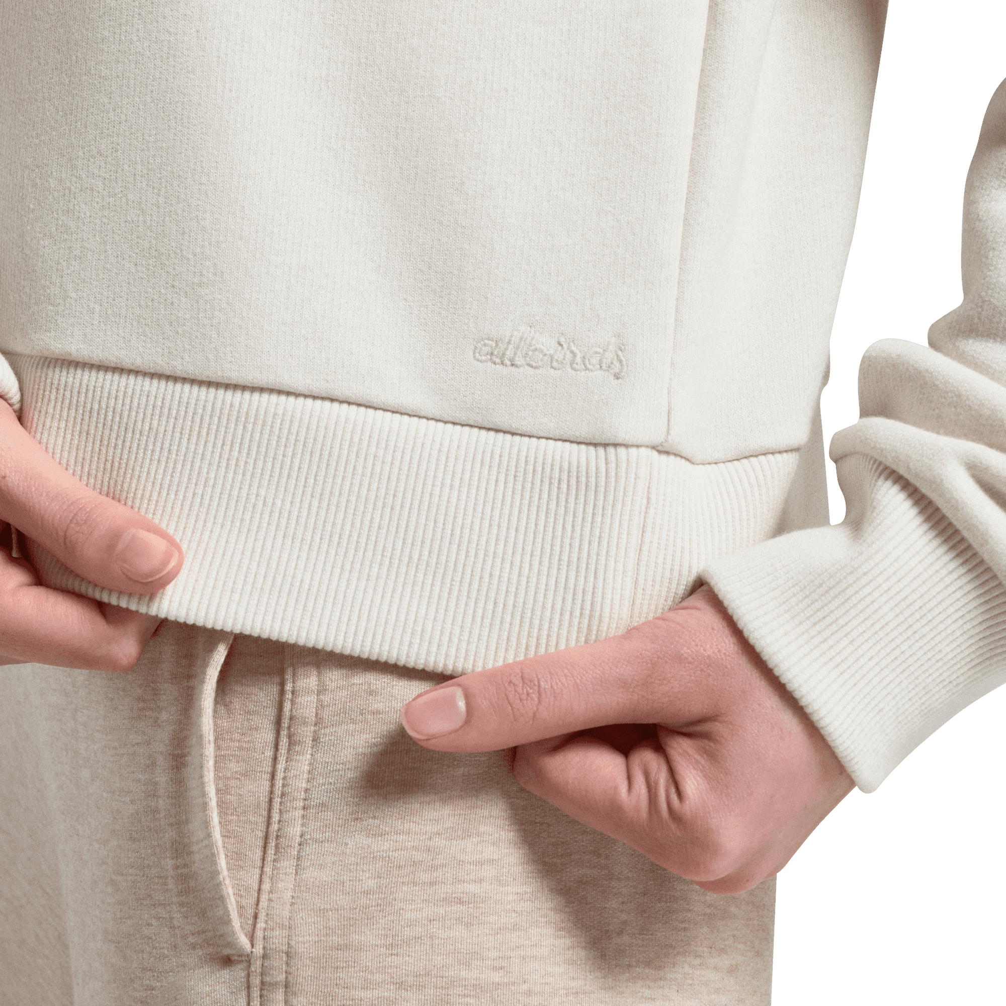 Women's Merino Blend Sweatshirt - Natural White - Image 4