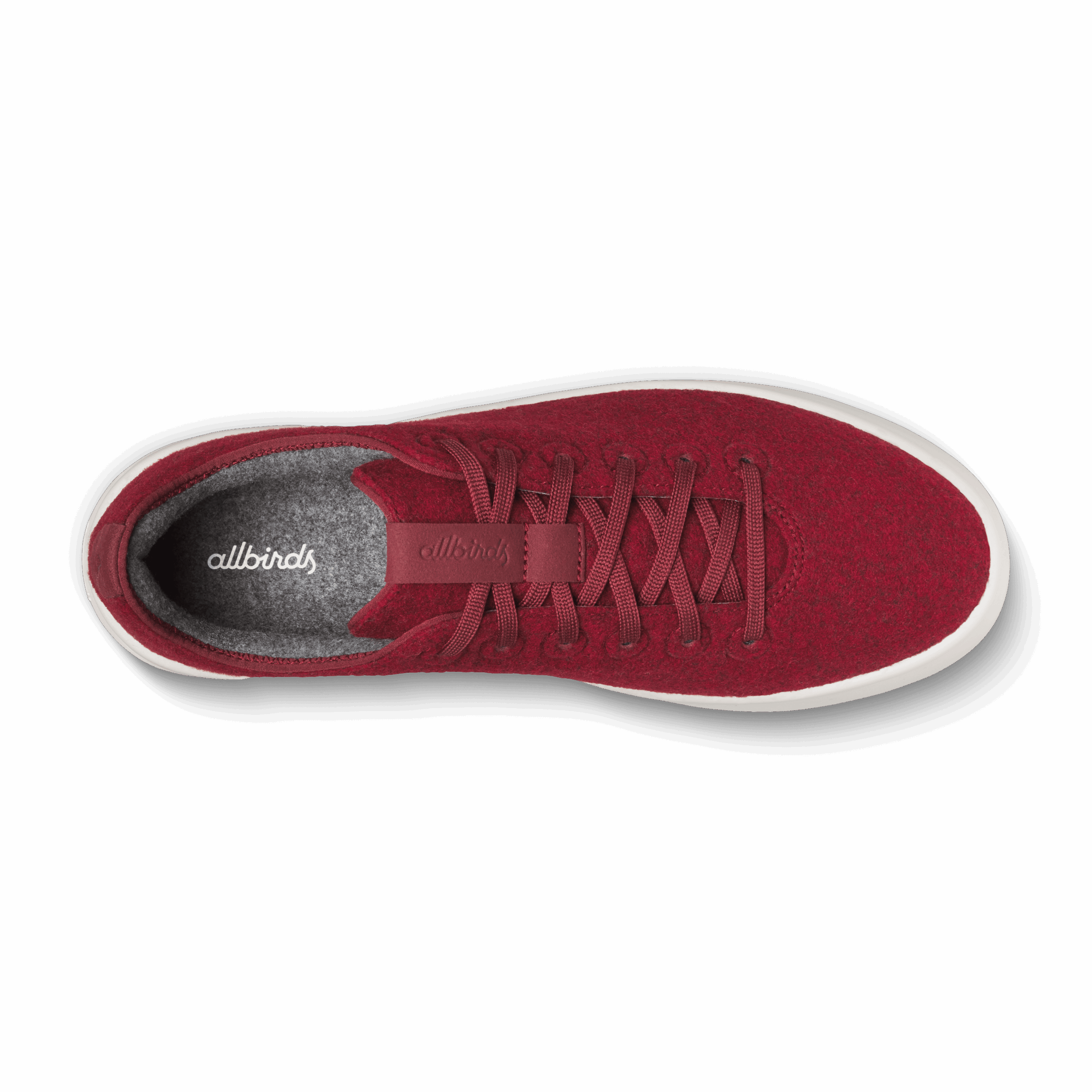 Men's Wool Cruiser - Burgundy (Natural White Sole) - Image 3