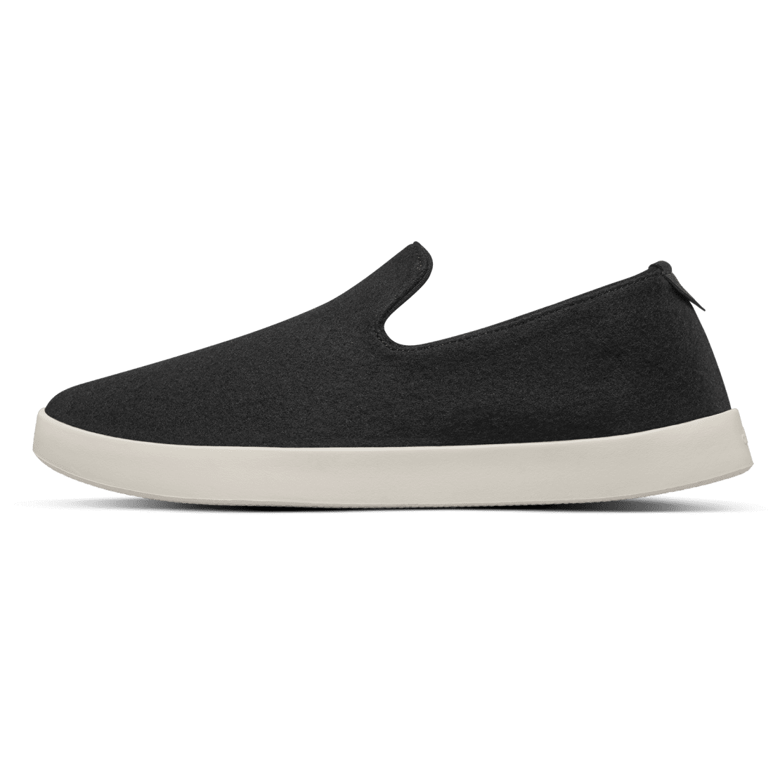 Men's Wool Lounger - True Black (Cream Sole)