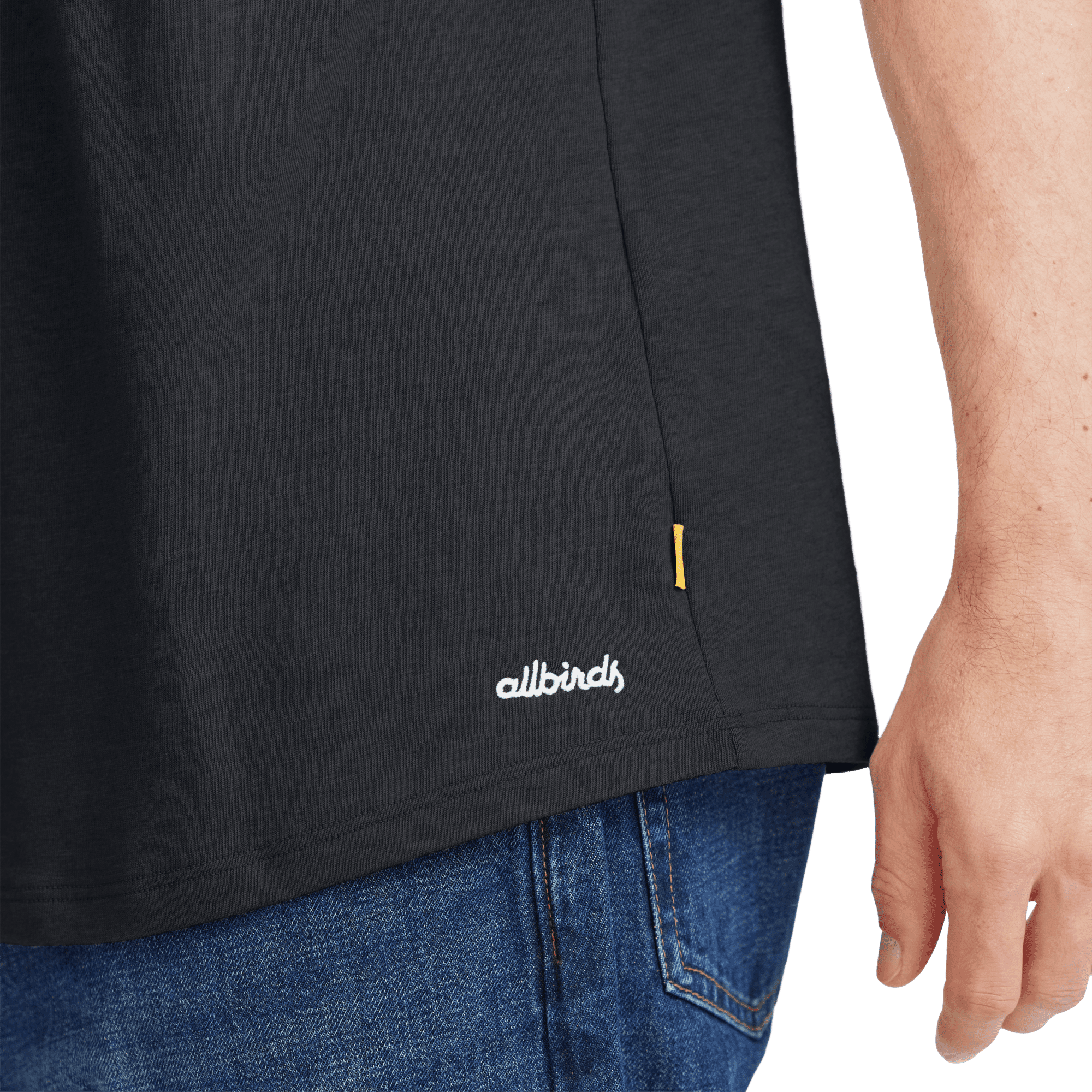 Men's Soft Merino Tee - True Black - Image 4