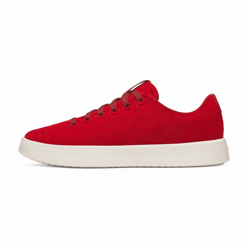 Men's Wool Cruiser - Poppy Red (Natural White Sole)