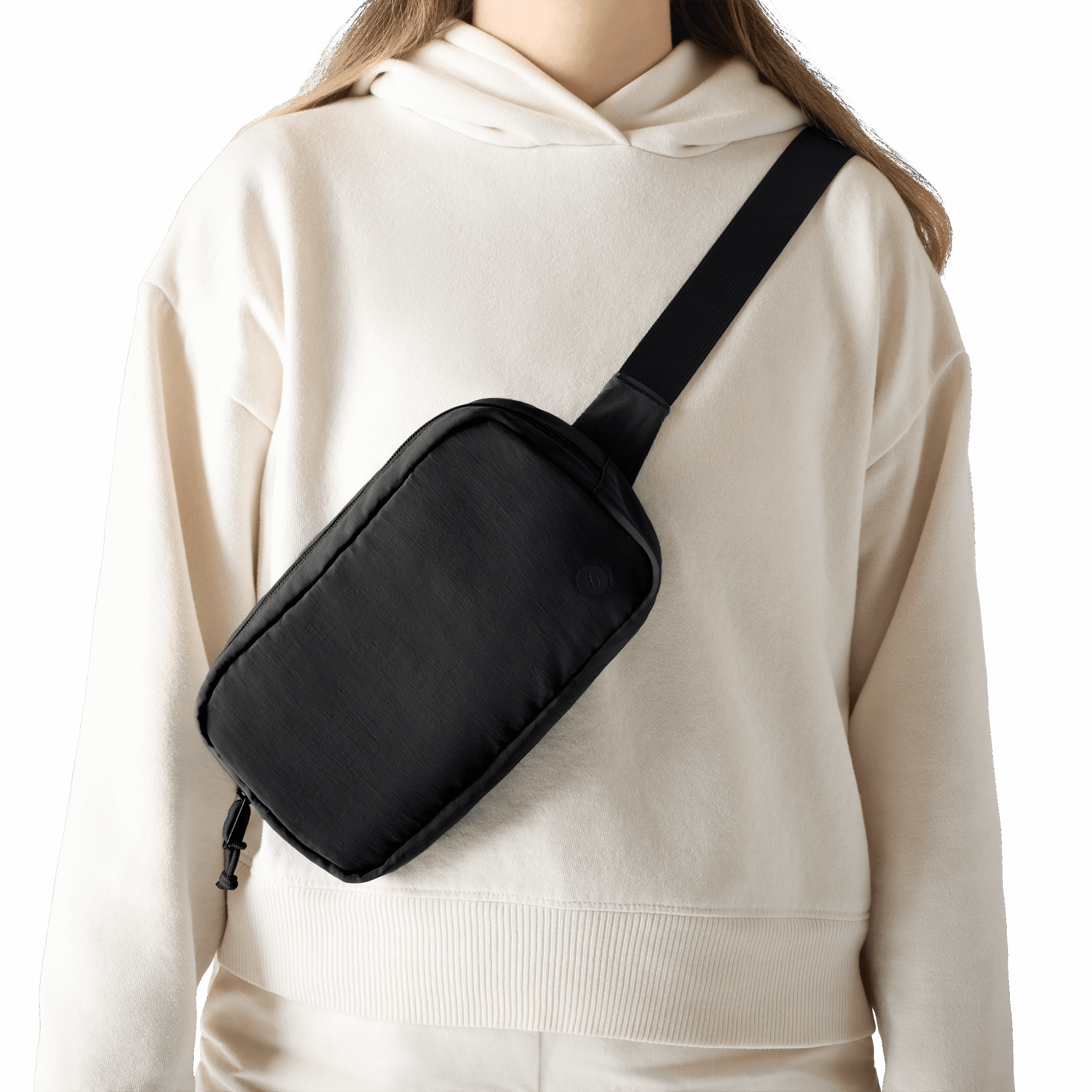 Recycled Belt Bag - True Black - Image 5