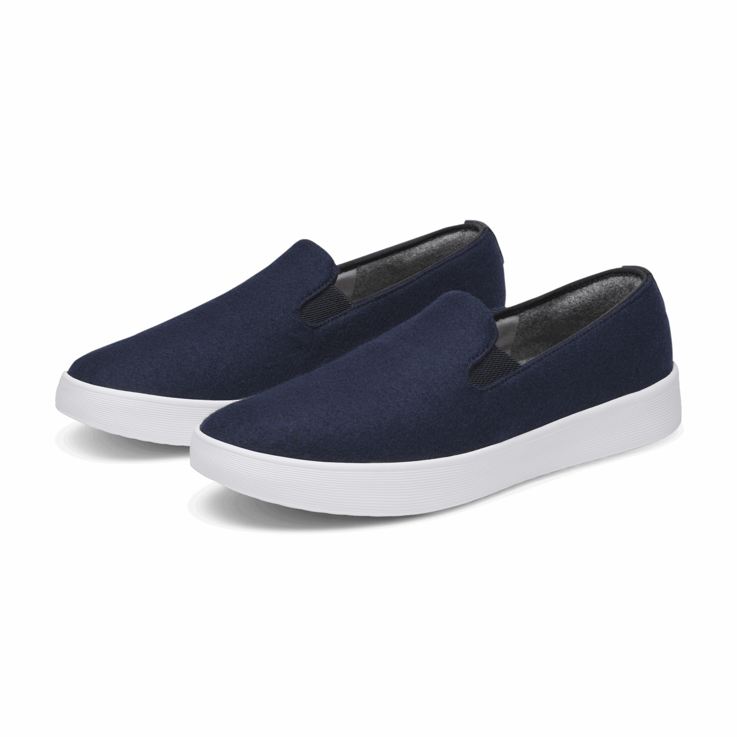 Men's Wool Cruiser Slip On - Dark Navy (Blizzard Sole) - Image 5