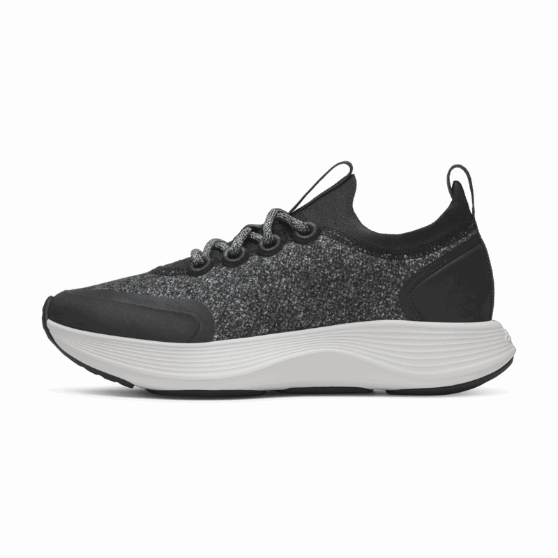 Women's Wool Strider - Dark Grey (Light Grey Sole)