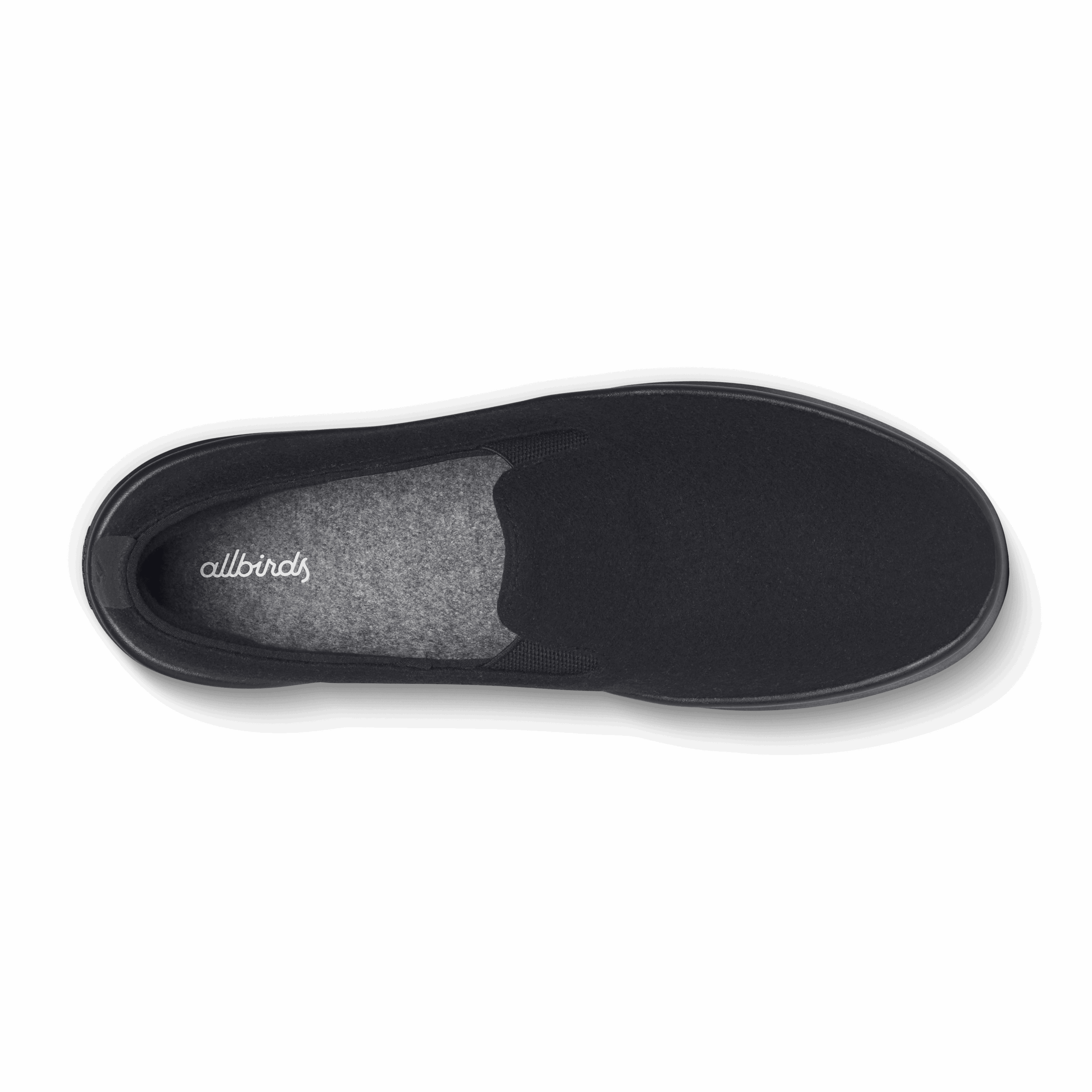 Men's Wool Cruiser Slip On - Natural Black (Natural Black Sole) - Image 3
