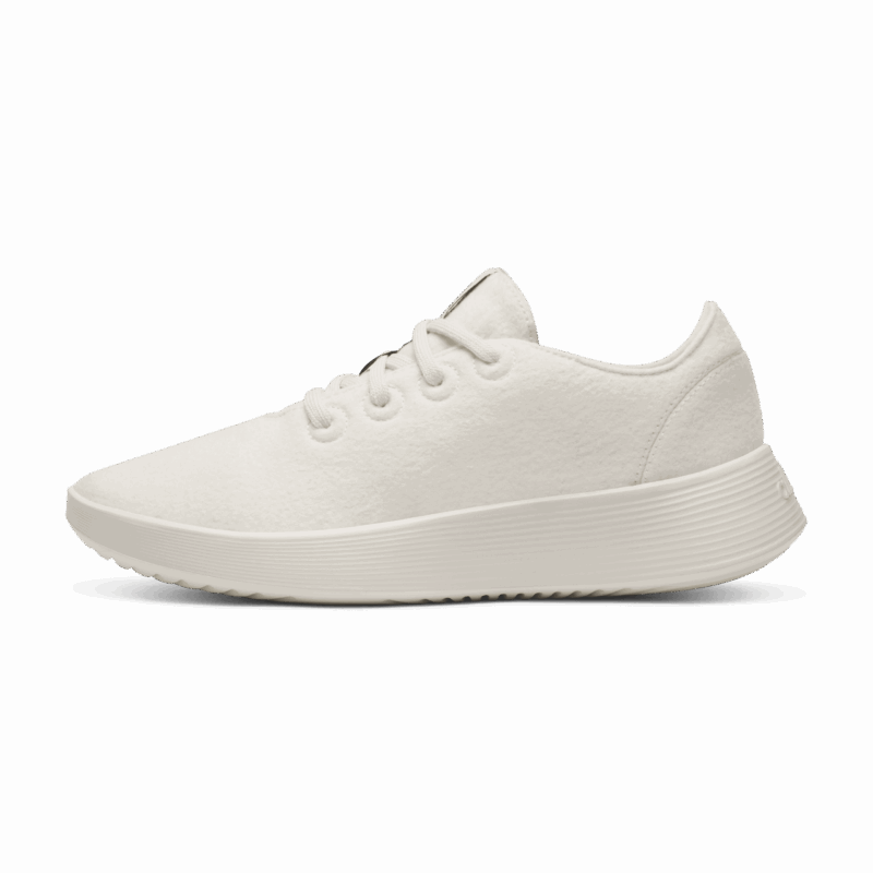 Men's Wool Runner Go - Natural White (Natural White Sole)