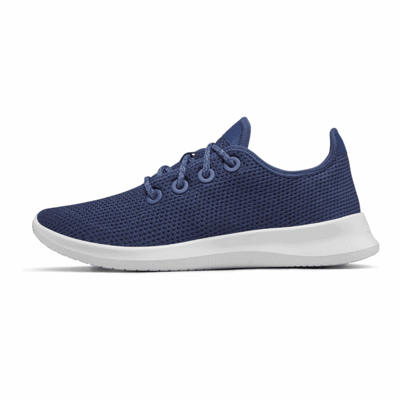 Women's Tree Runner - Marine Blue (White Sole)