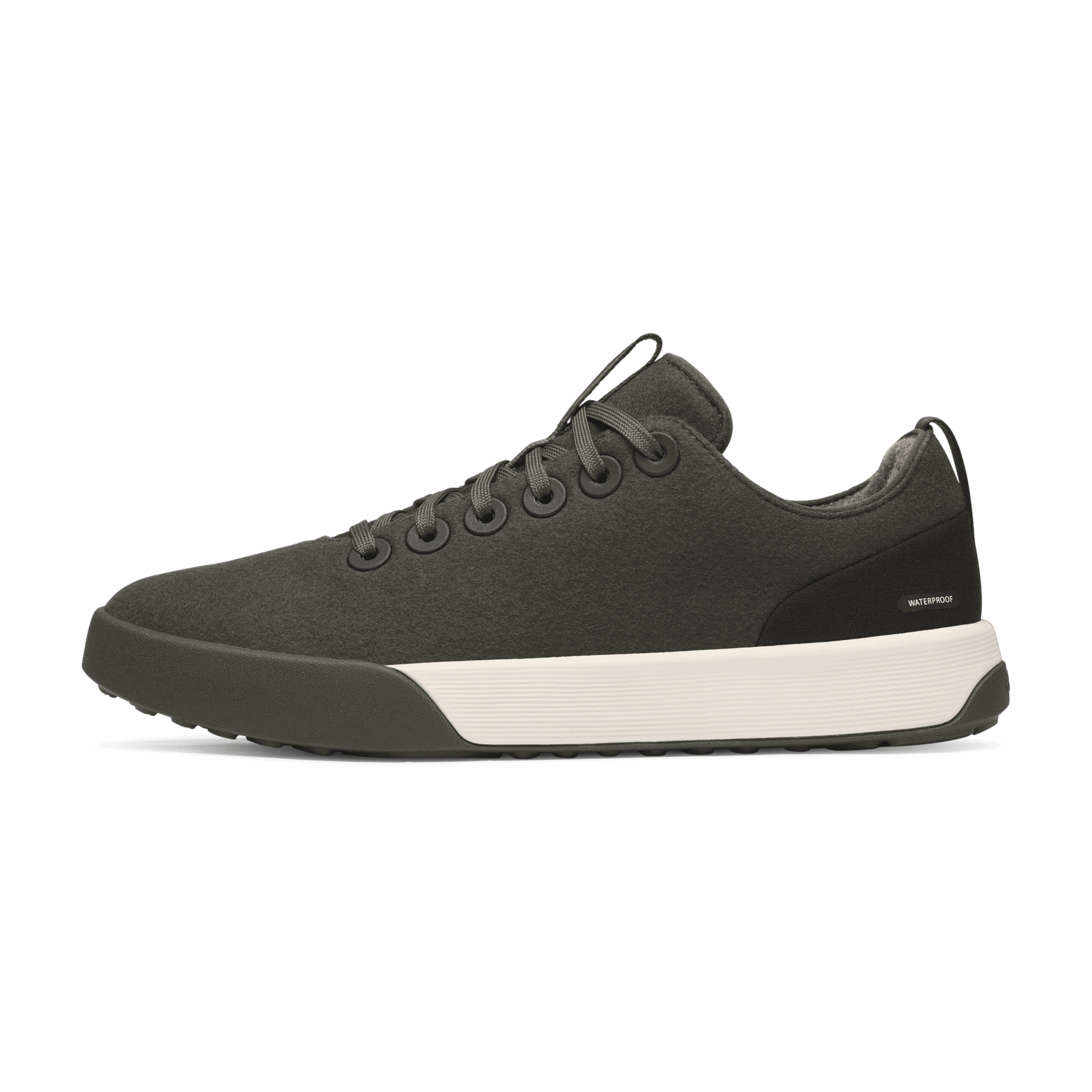 Men's Wool Cruiser Waterproof - Dark Jungle (Stony Cream Sole)