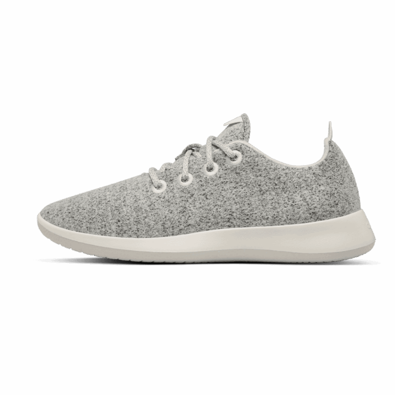 Women's Wool Runner - Dapple Grey (Cream Sole)