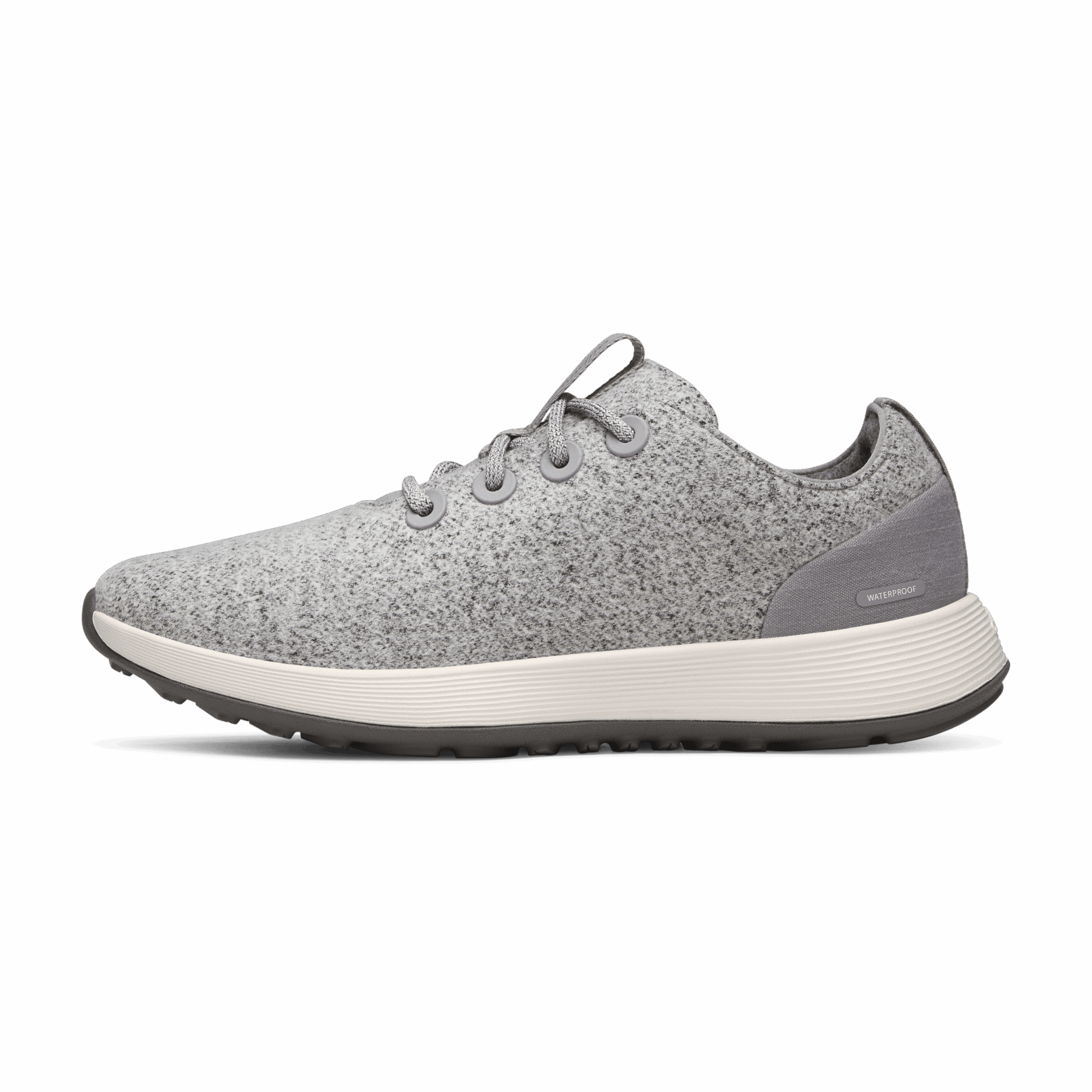 Women's Wool Runner NZ Waterproof - Medium Grey (Natural White Sole)