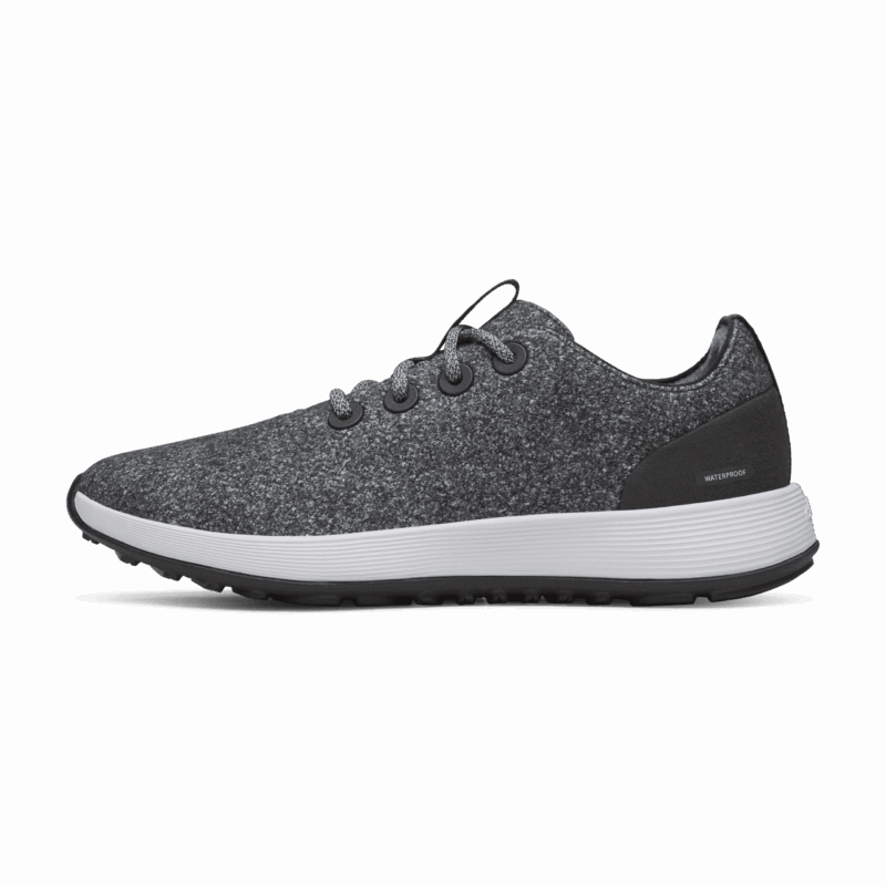 Women's Wool Runner NZ Waterproof - Dark Grey (Light Grey Sole)