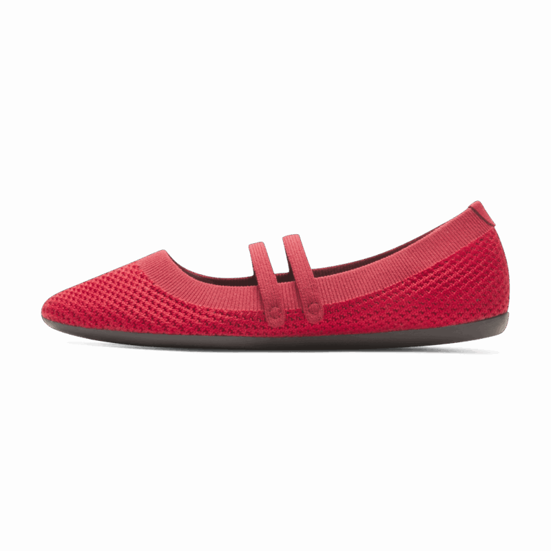 Women's Breezer Mary Jane - Warm Red (Dark Anthracite Sole)