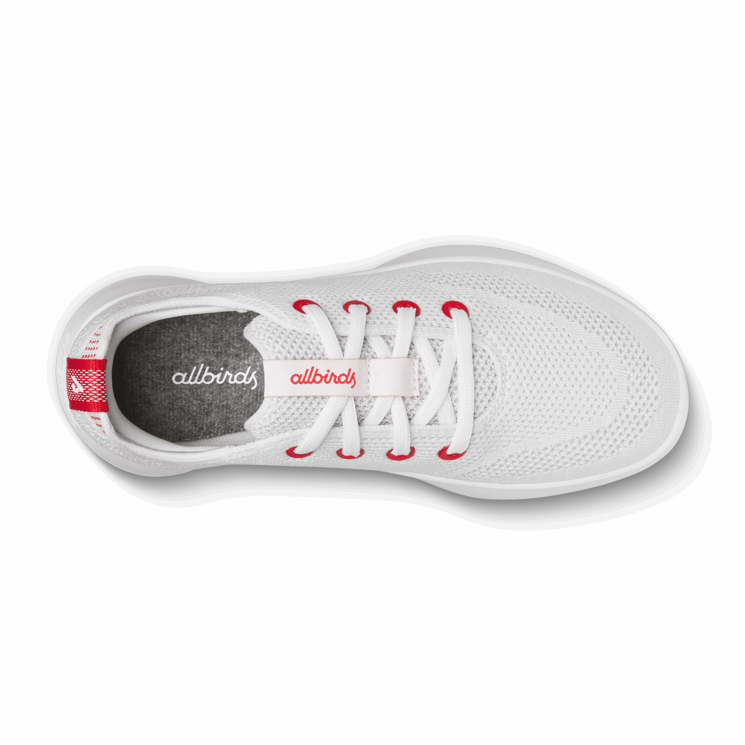 Women's Tree Runner Go - Blizzard/Bold Red (Blizzard Sole) - Image 3