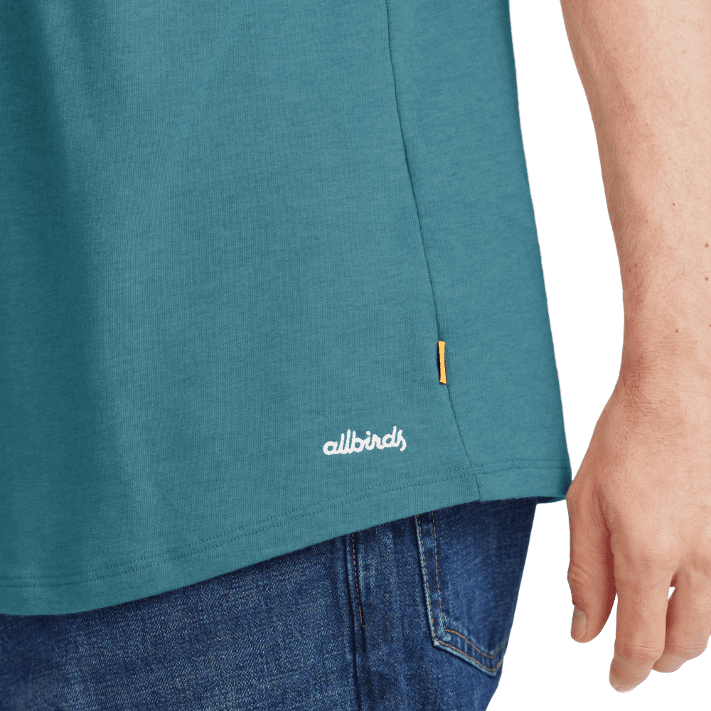 Men's Soft Merino Tee - Chasm Teal - Image 4