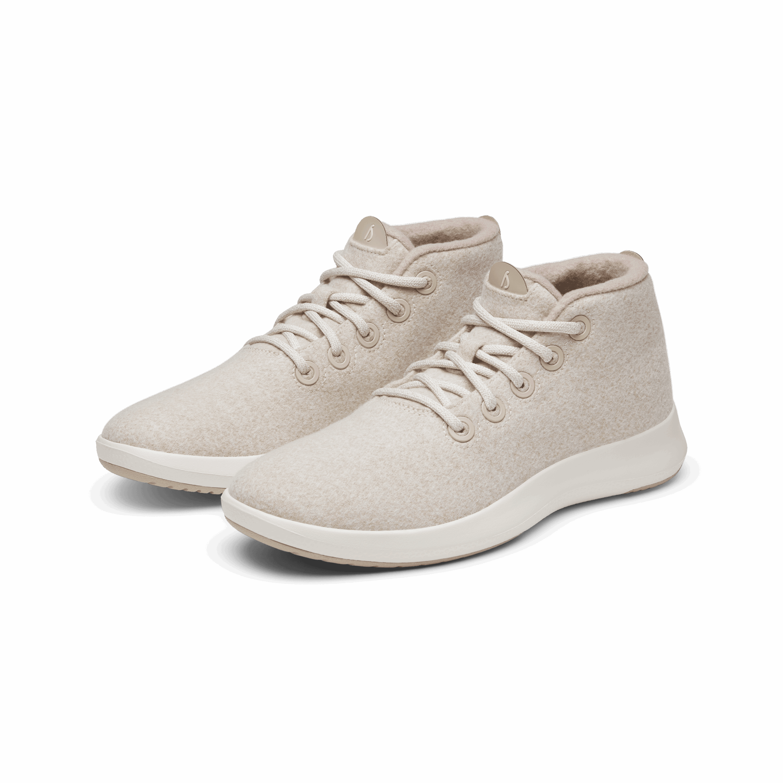 Women's Wool Runner-up Mizzle - Stony Cream (Natural White Sole) - Image 5