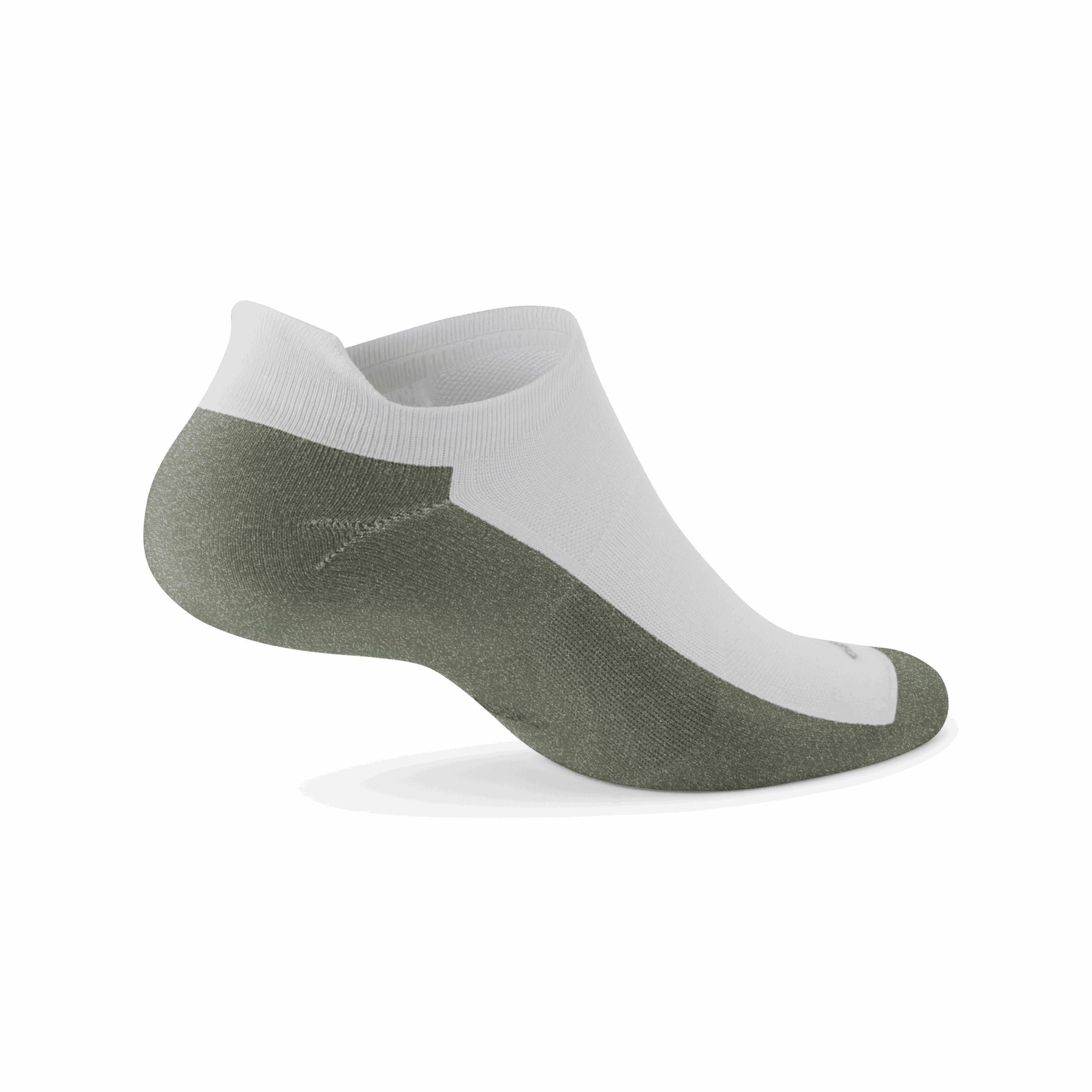 Anytime Ankle Sock - Blizzard/Thunder Green - Image 2