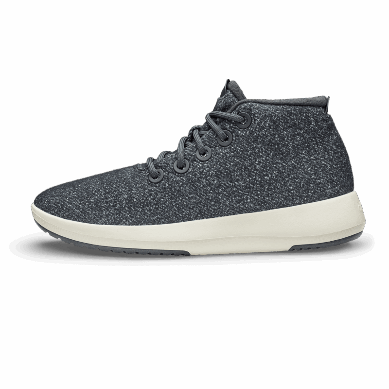 Women's Wool Runner-up Mizzle - Dark Grey (Natural White Sole)