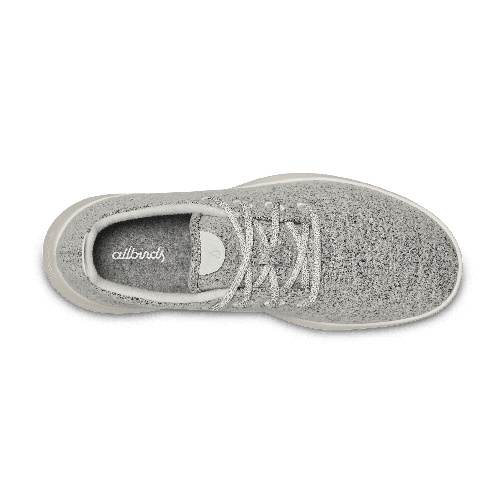 Women's Wool Runner - Dapple Grey (Cream Sole) - Image 3