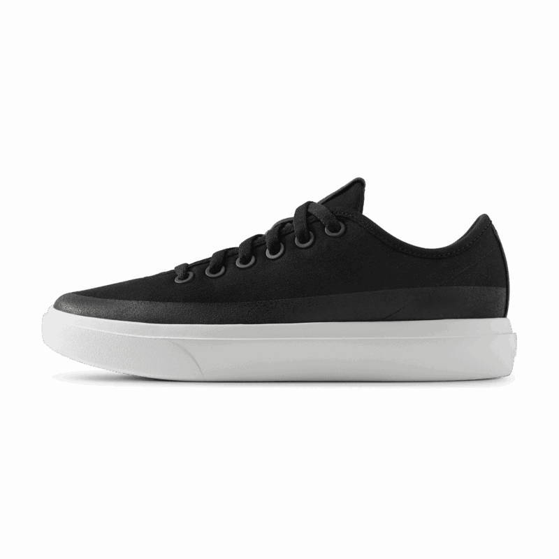 Women's Canvas Pipers - Natural Black (Blizzard Sole) - 1