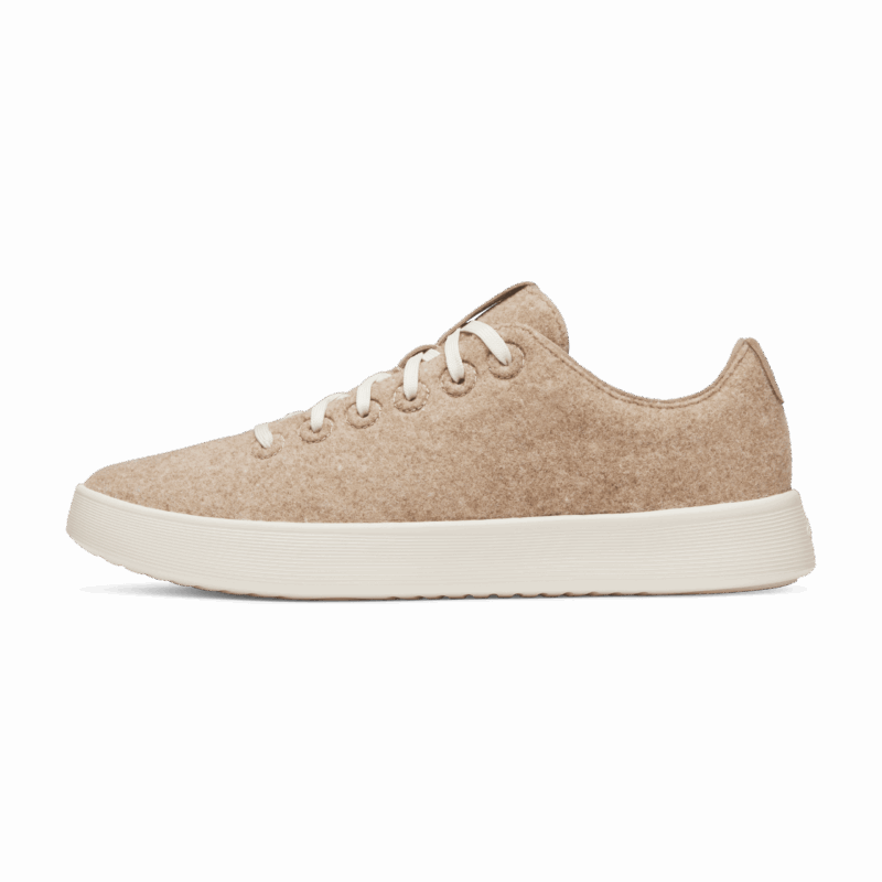 Men's Wool Cruiser - Light Tan (Natural White Sole)