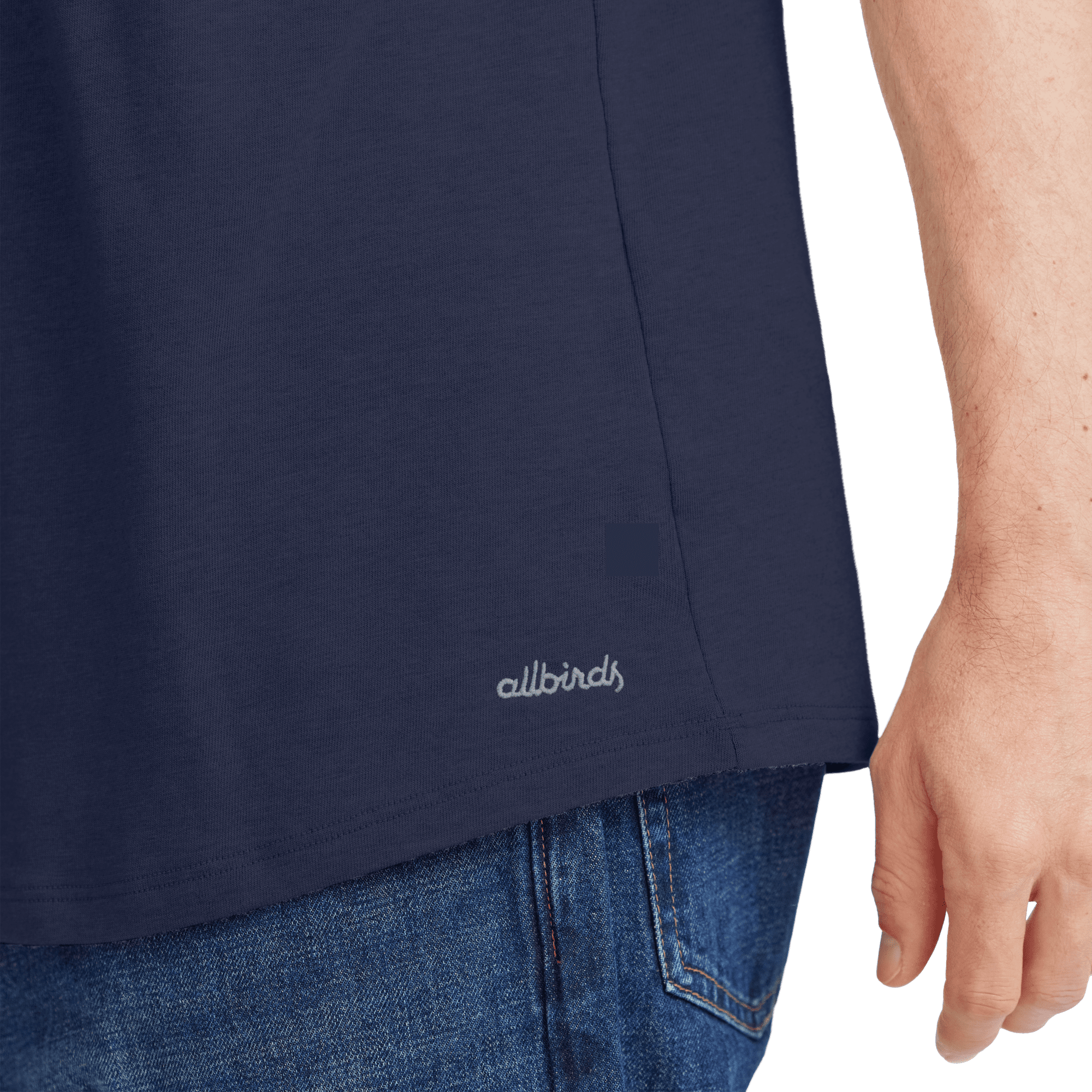 Men's Soft Merino Tee - Deep Navy - Image 4