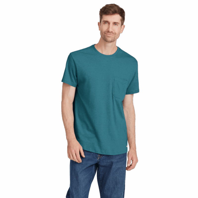 Men's Soft Merino Tee - Chasm Teal