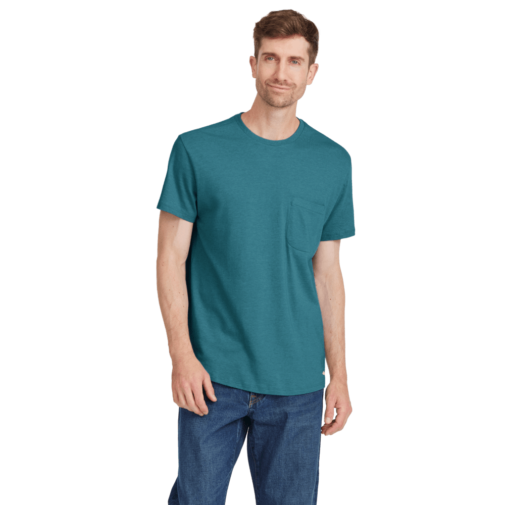 Men's Soft Merino Tee - Chasm Teal