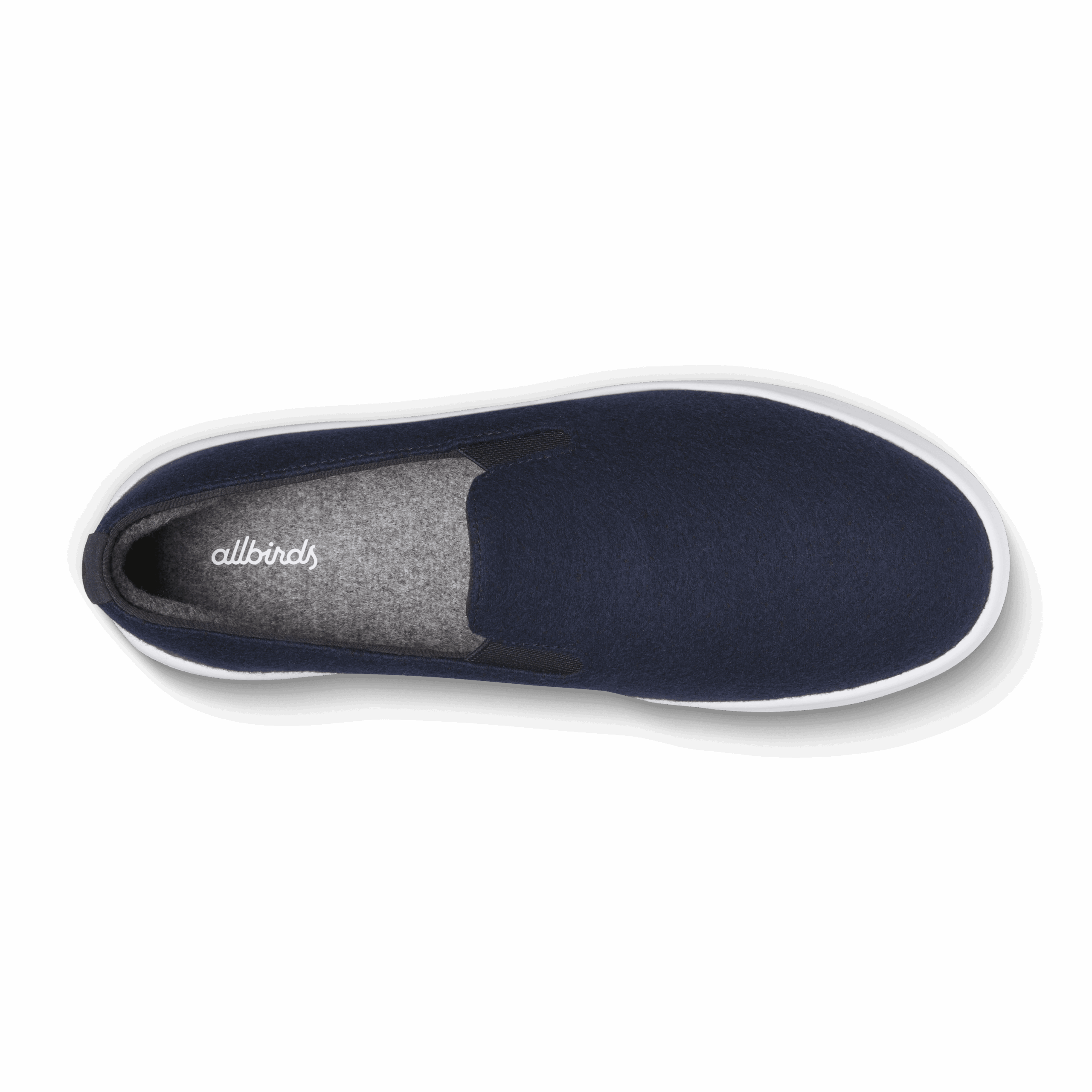 Women's Wool Cruiser Slip On - Dark Navy (Blizzard Sole) - Image 3